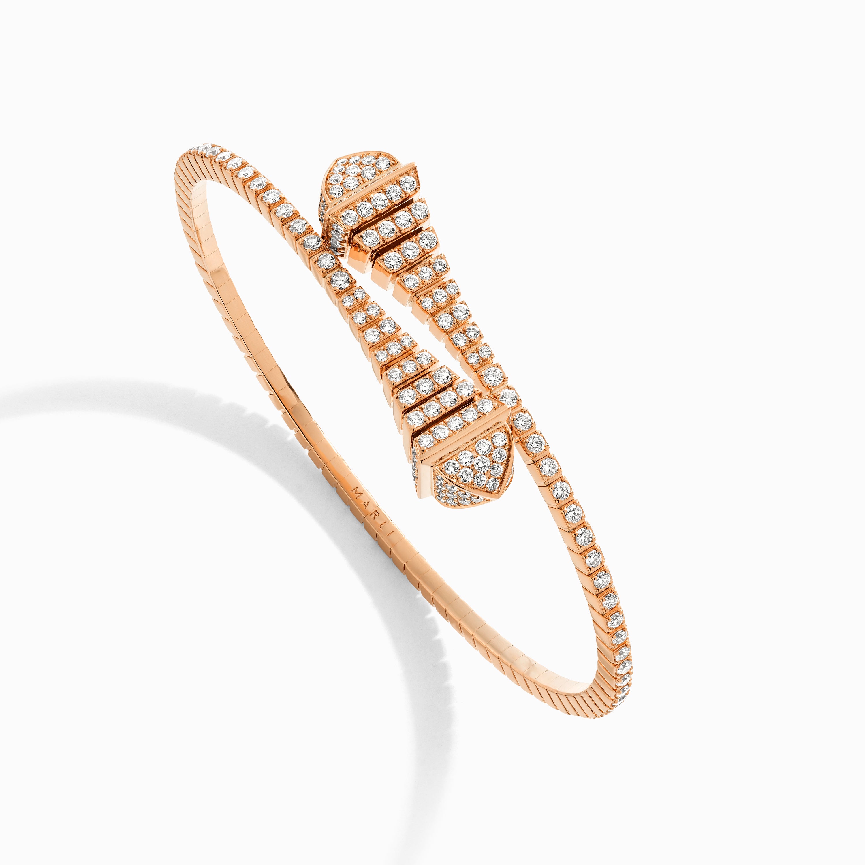 Cleo Rev Full Diamond Slim Slip-On Bracelet — фото 14