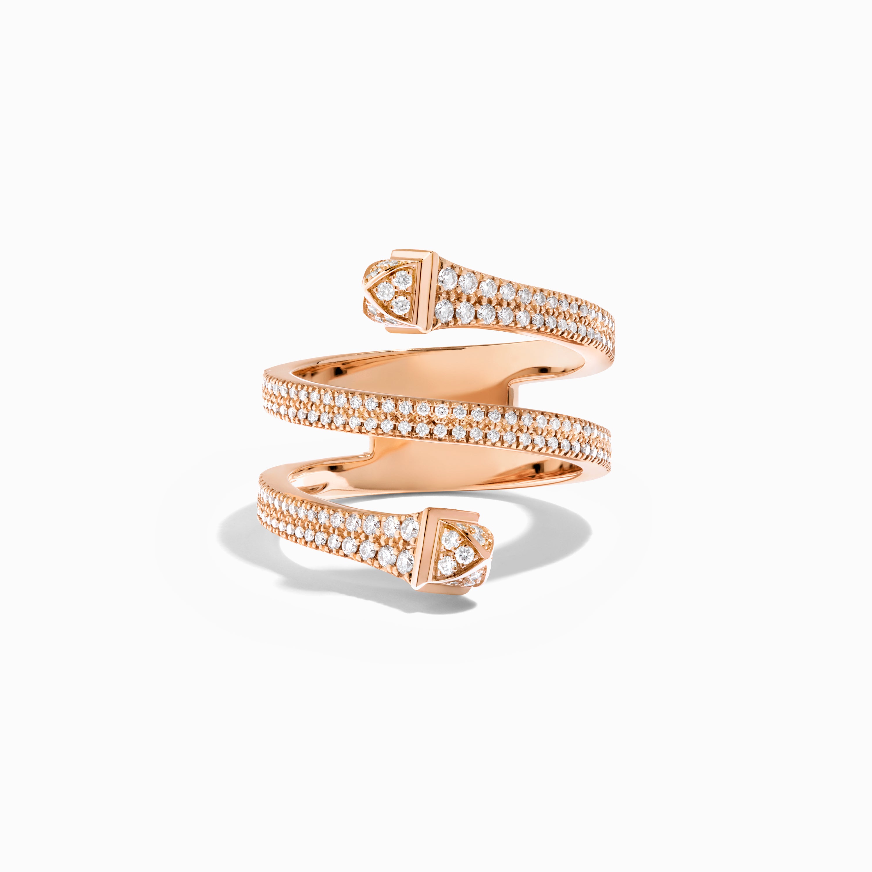 Cleo Full Diamond Twist Ring — фото 12