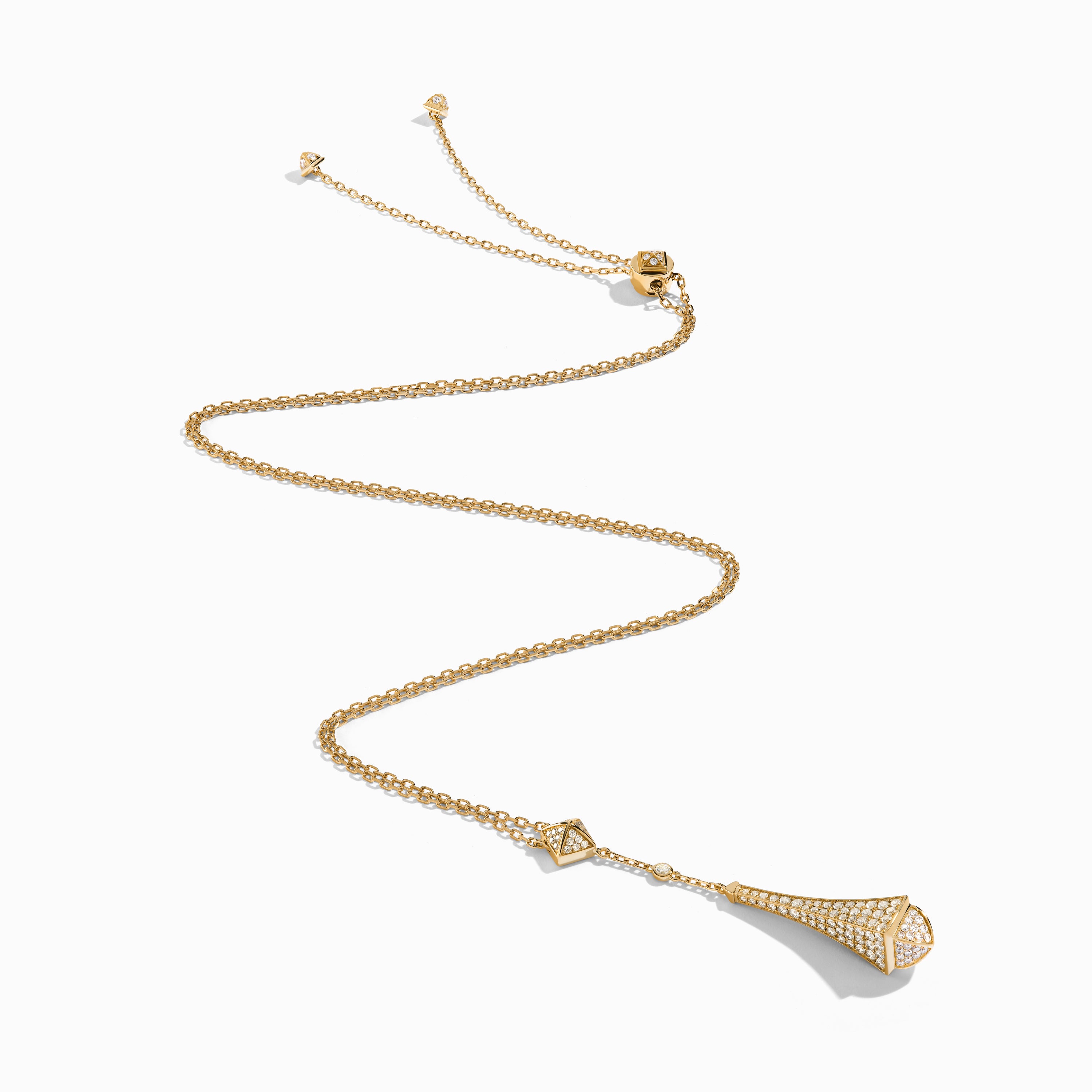 Cleo Full Diamond Teardrop Pendant