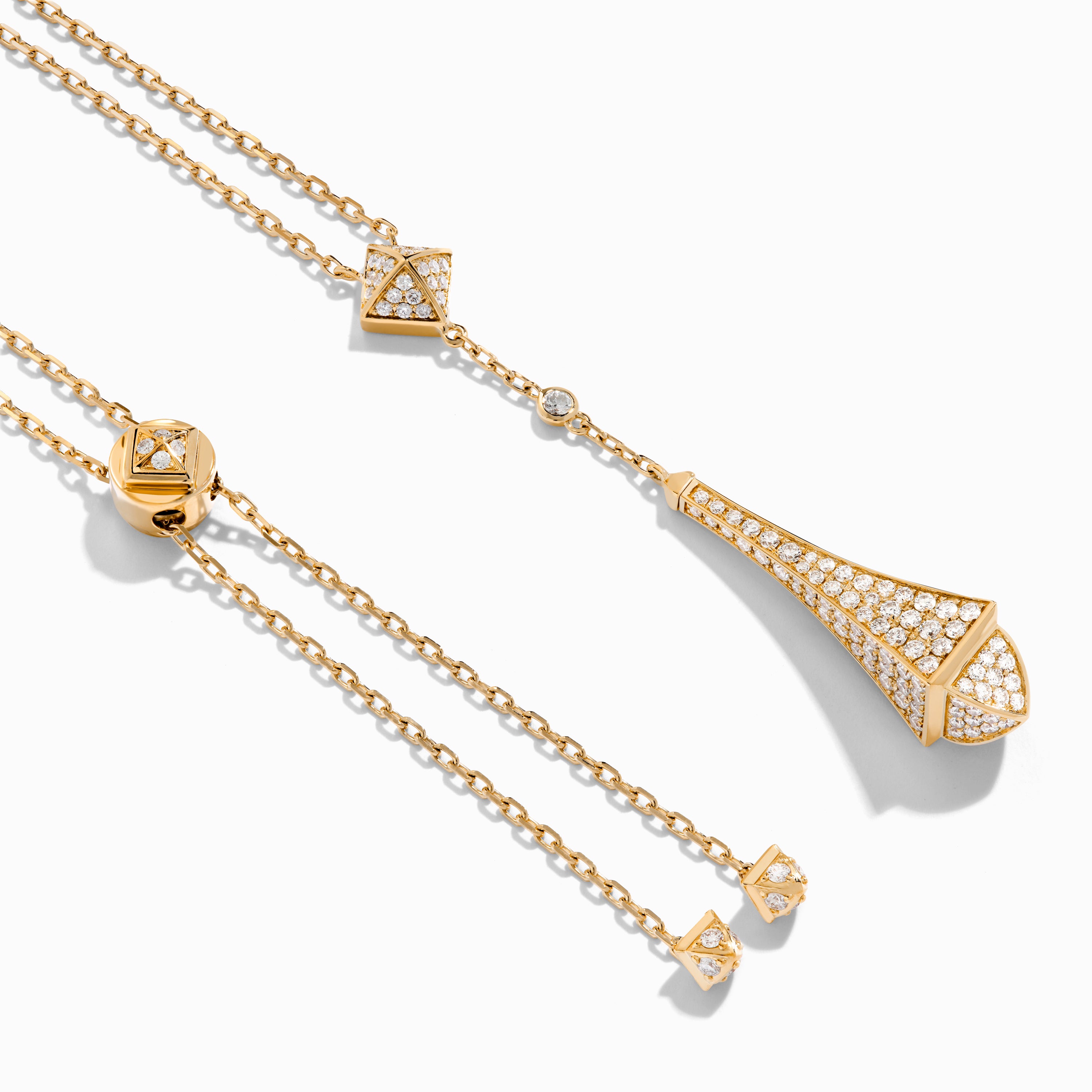 Cleo Full Diamond Teardrop Pendant — фото 4