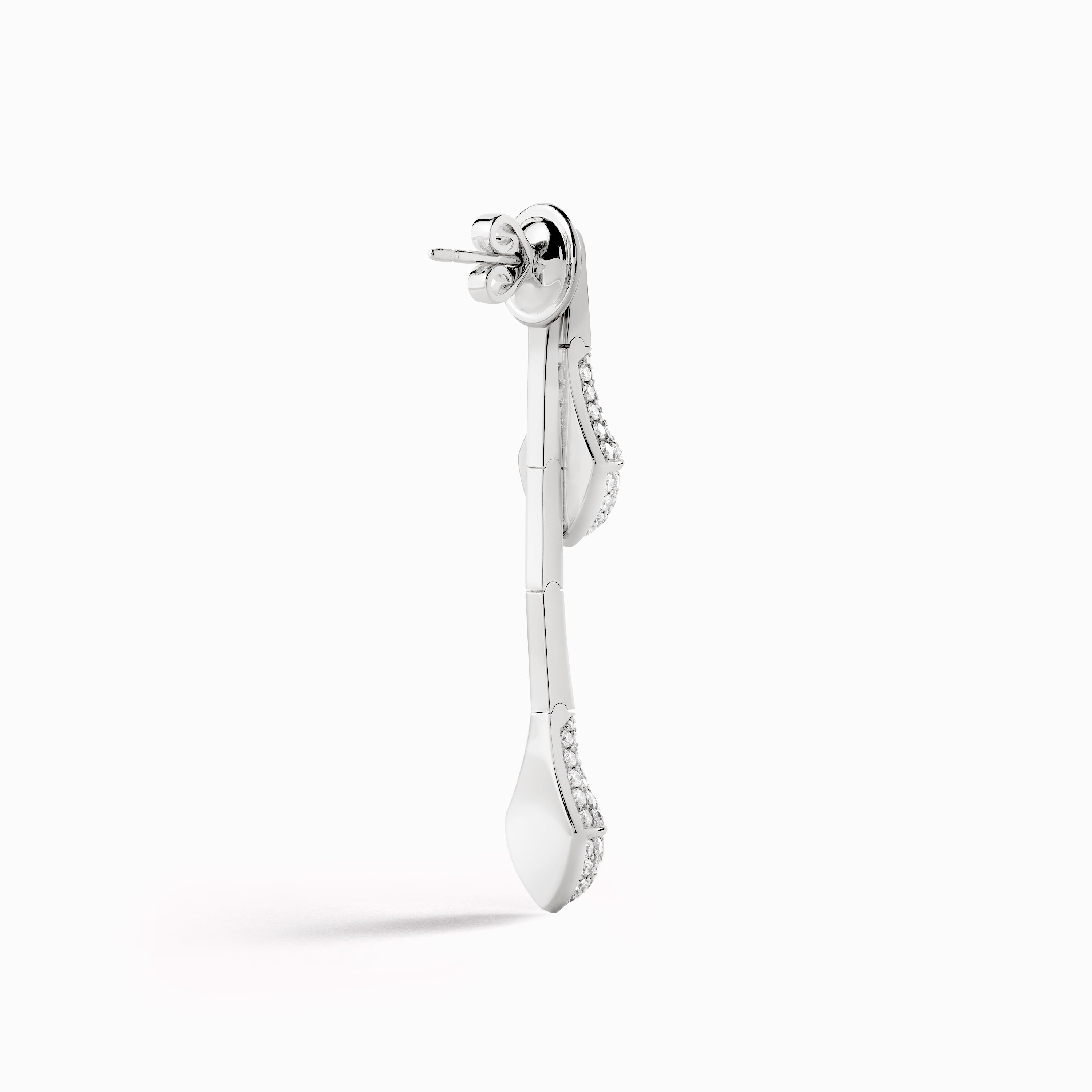Cleo Full Diamond Drop Earrings — фото 14