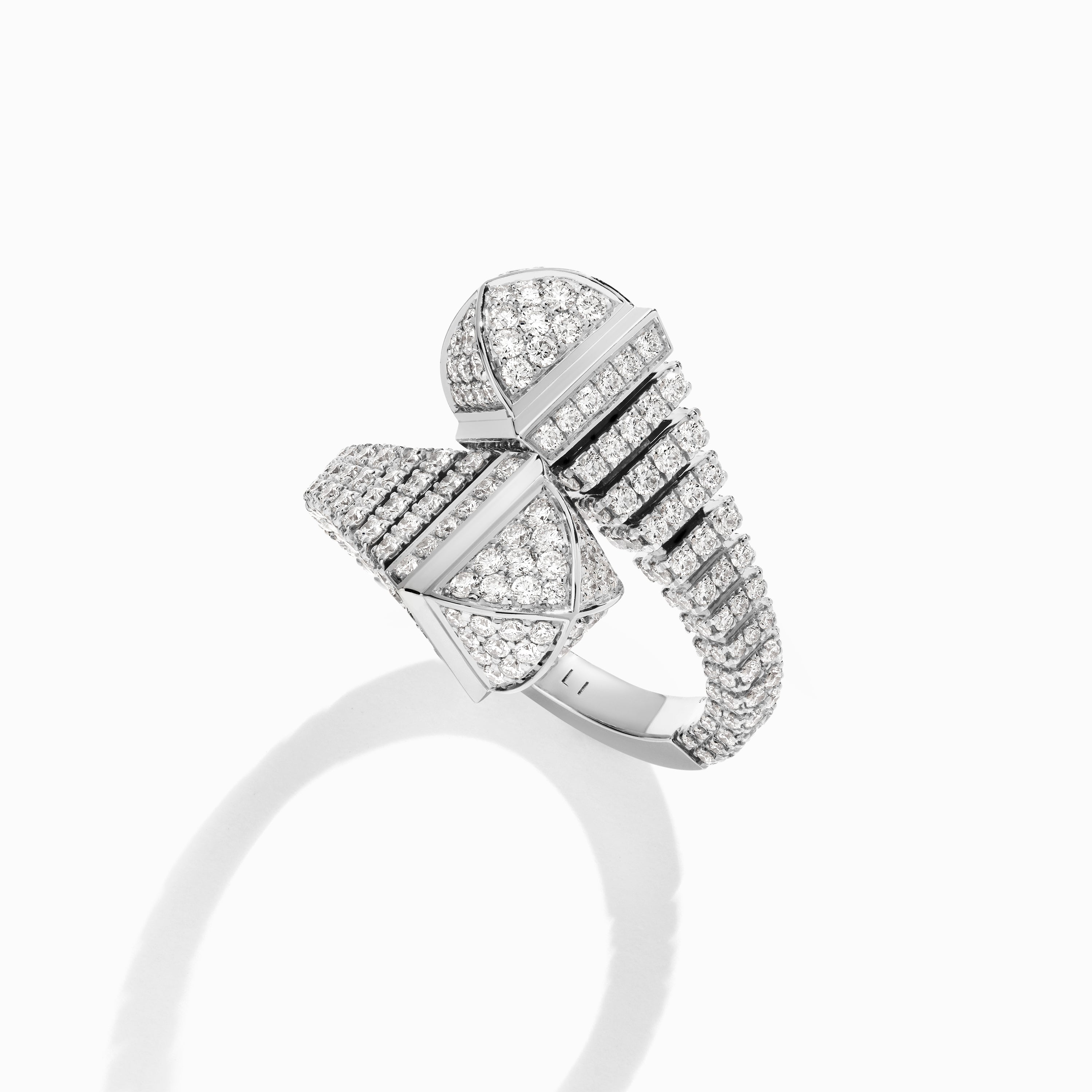 Cleo Rev Midi Full Diamond Ring — фото 9