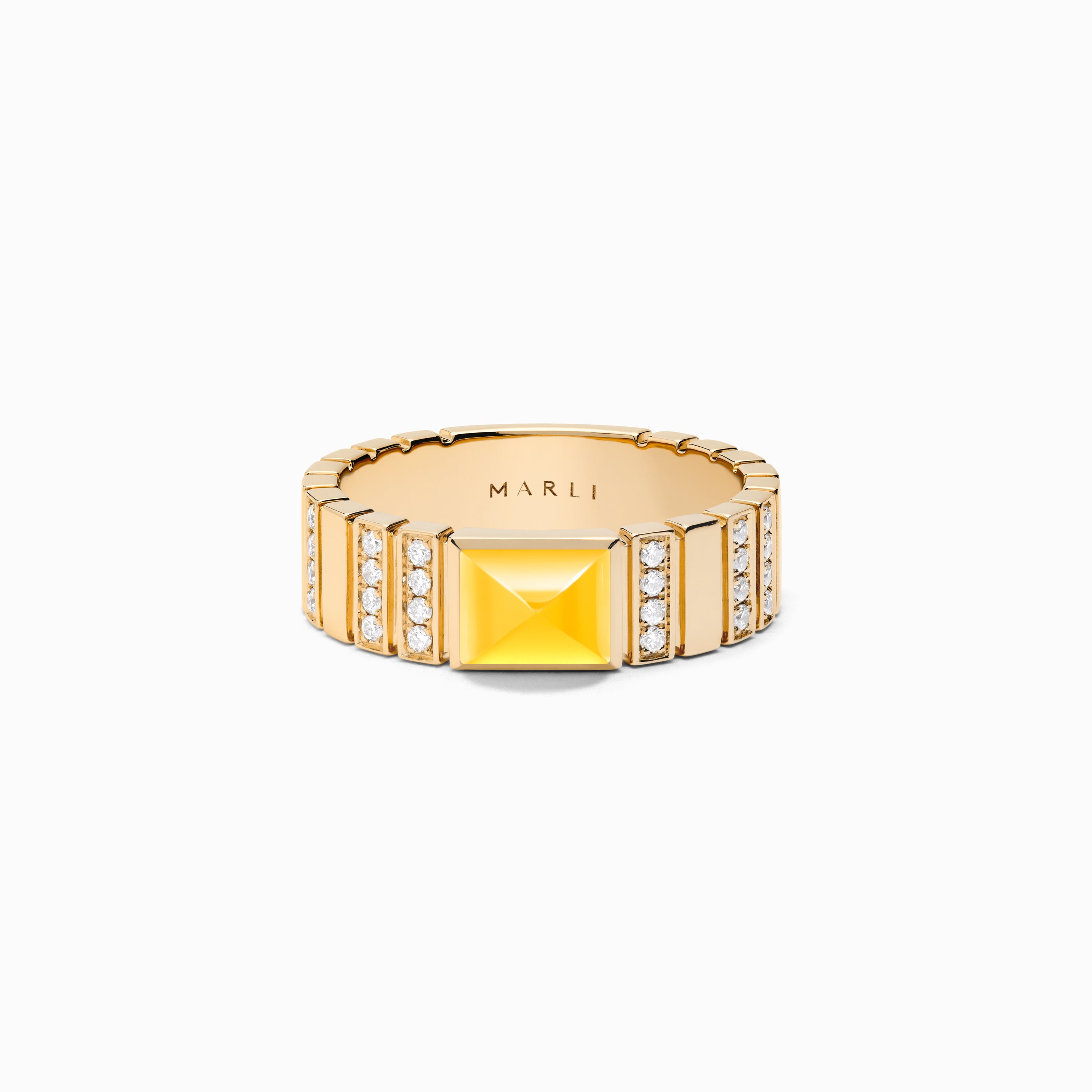 Cleo 2 Link Diamond Ring — фото 90