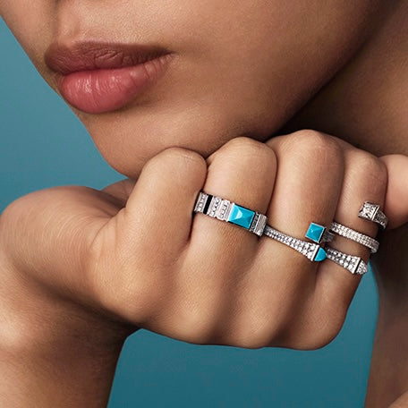 Cleo 2 Link Diamond Ring — фото 64
