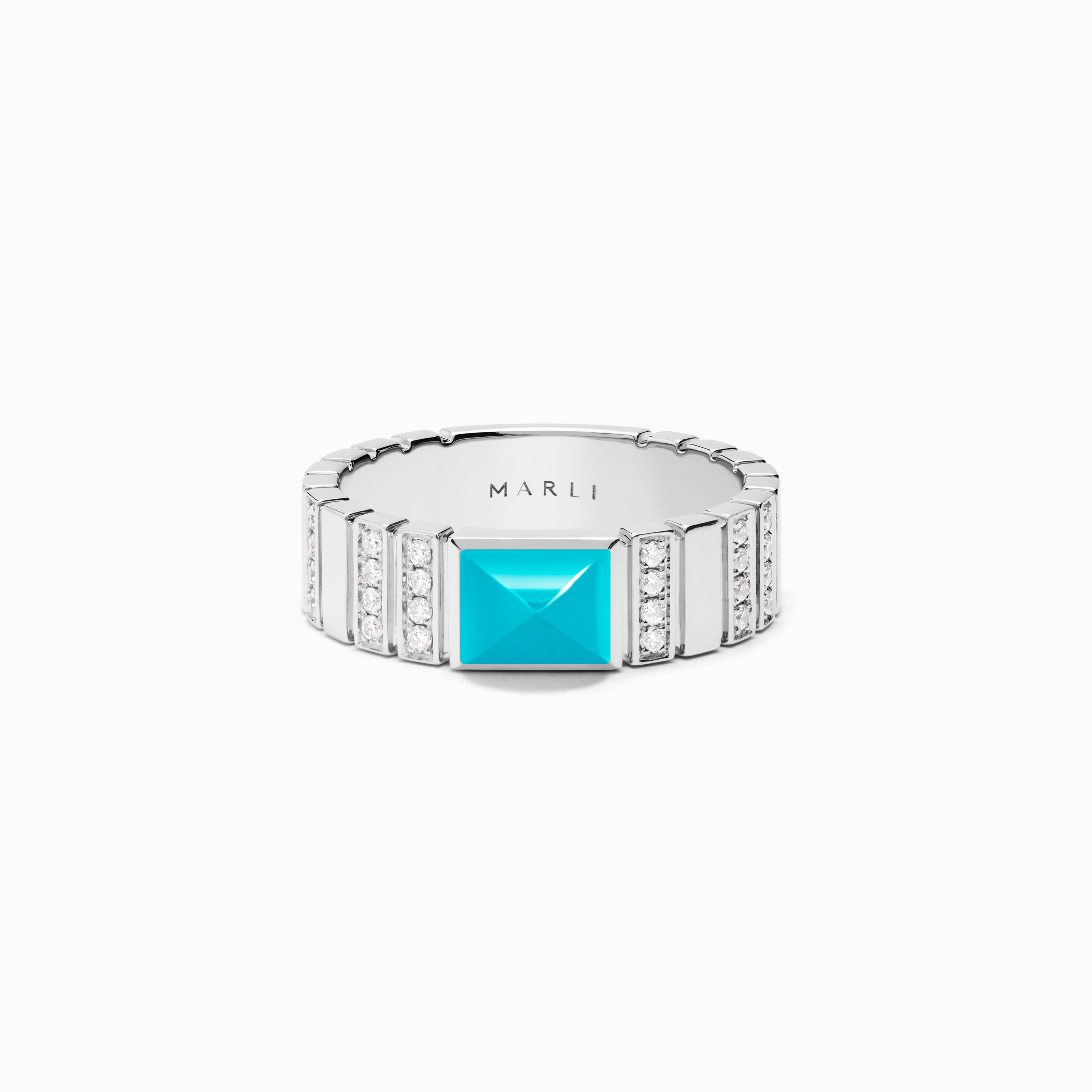 Cleo 2 Link Diamond Ring — фото 10