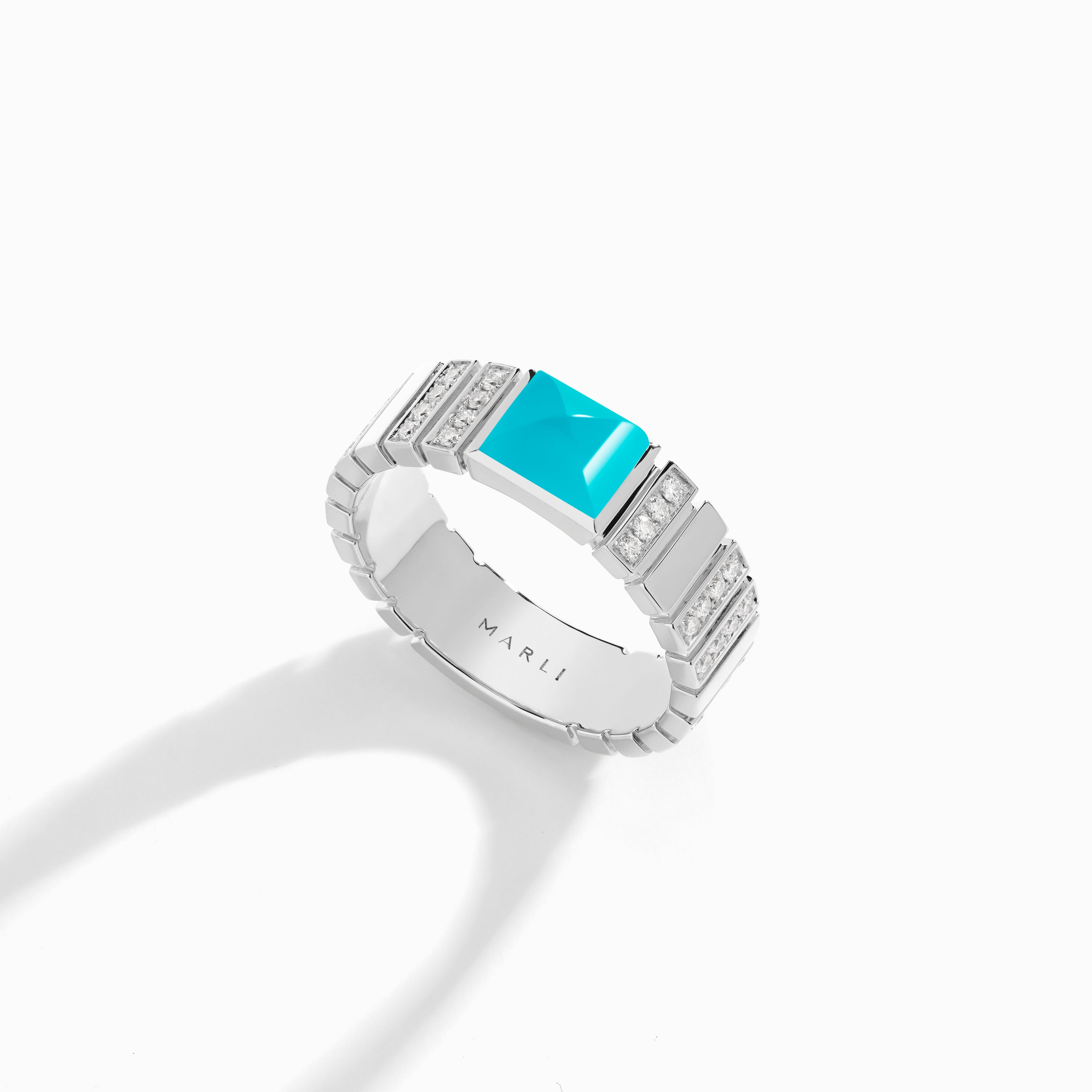 Cleo 2 Link Diamond Ring — фото 9