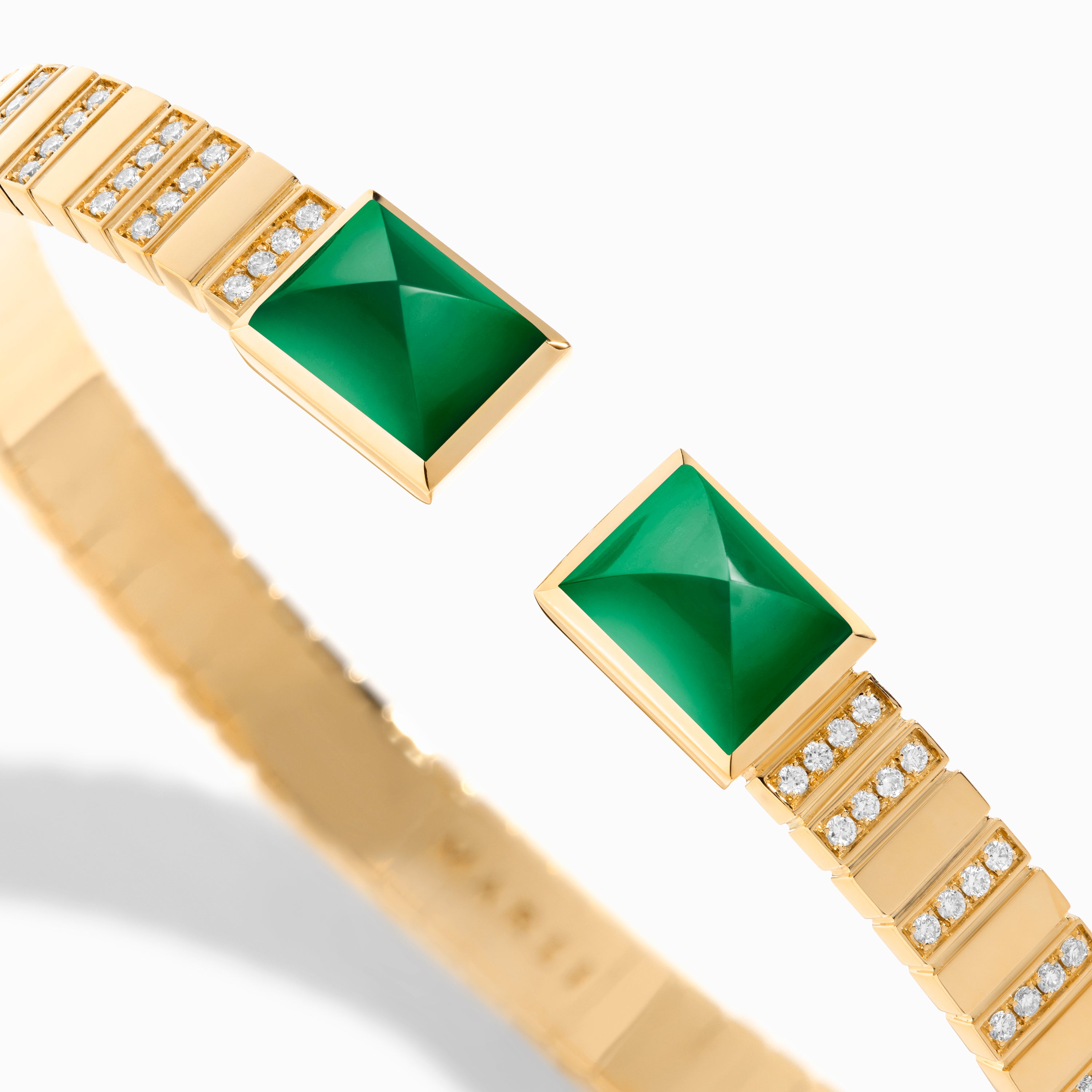 Cleo 2 Link Diamond Slip-On Bracelet — фото 11