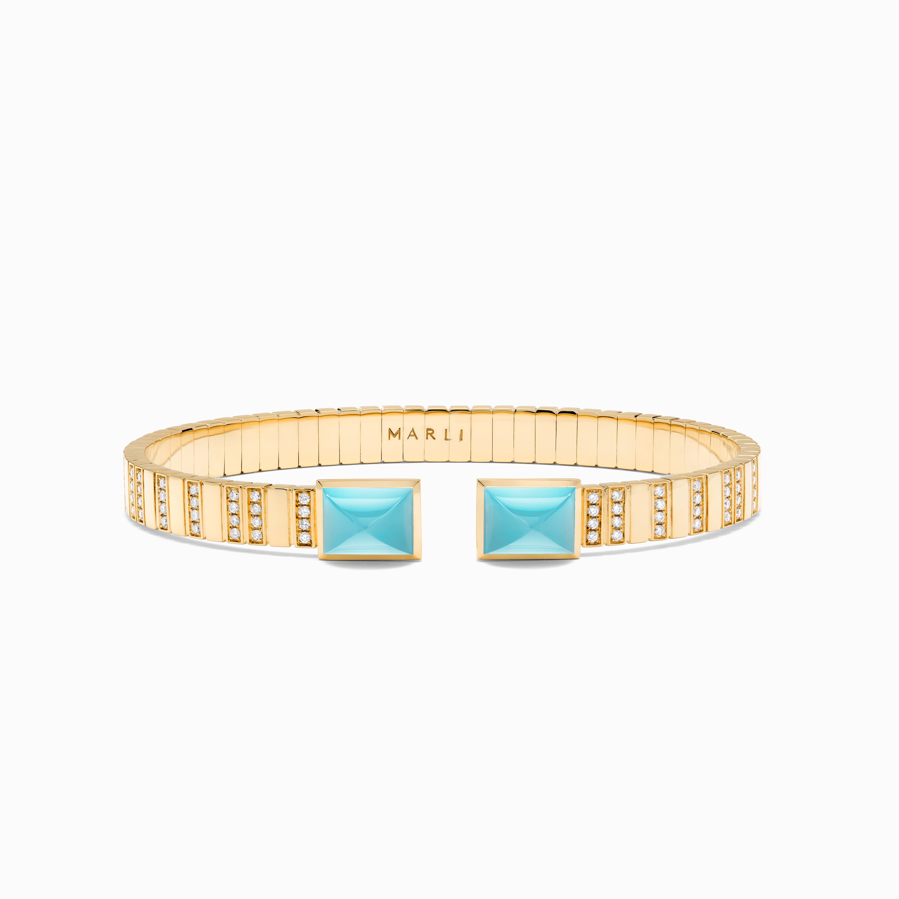 Cleo 2 Link Diamond Slip-On Bracelet — фото 14