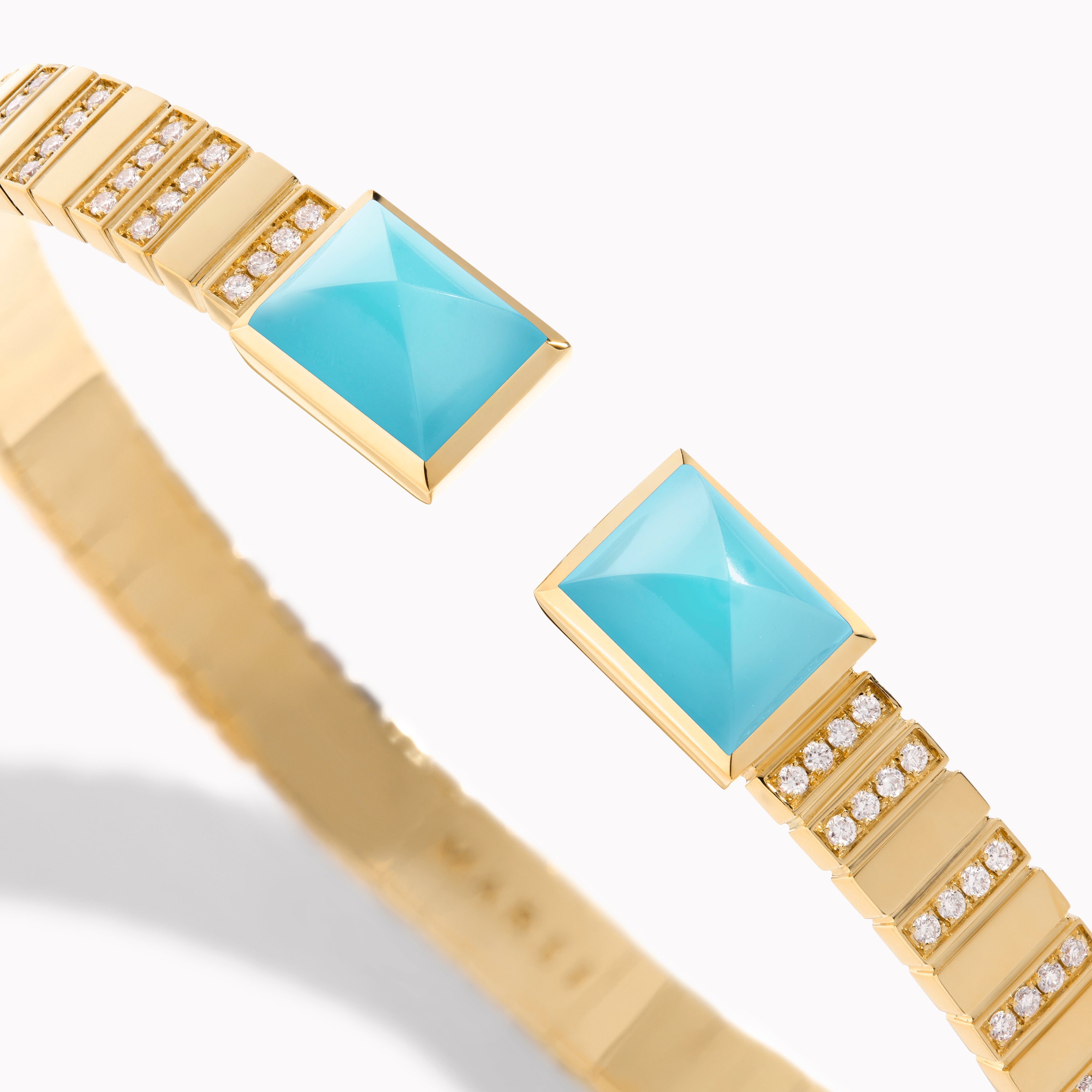 Cleo 2 Link Diamond Slip-On Bracelet — фото 15