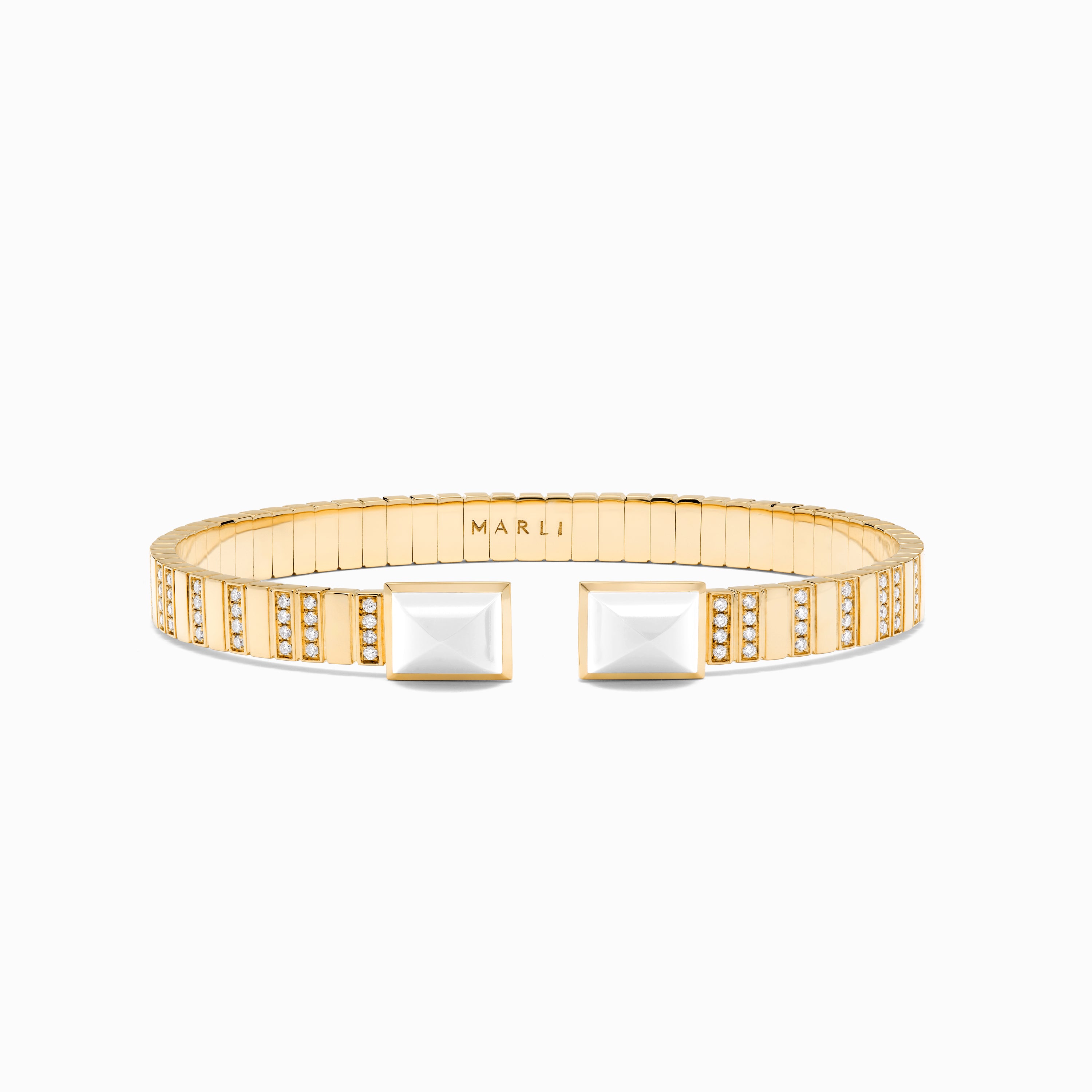Cleo 2 Link Diamond Slip-On Bracelet — фото 42