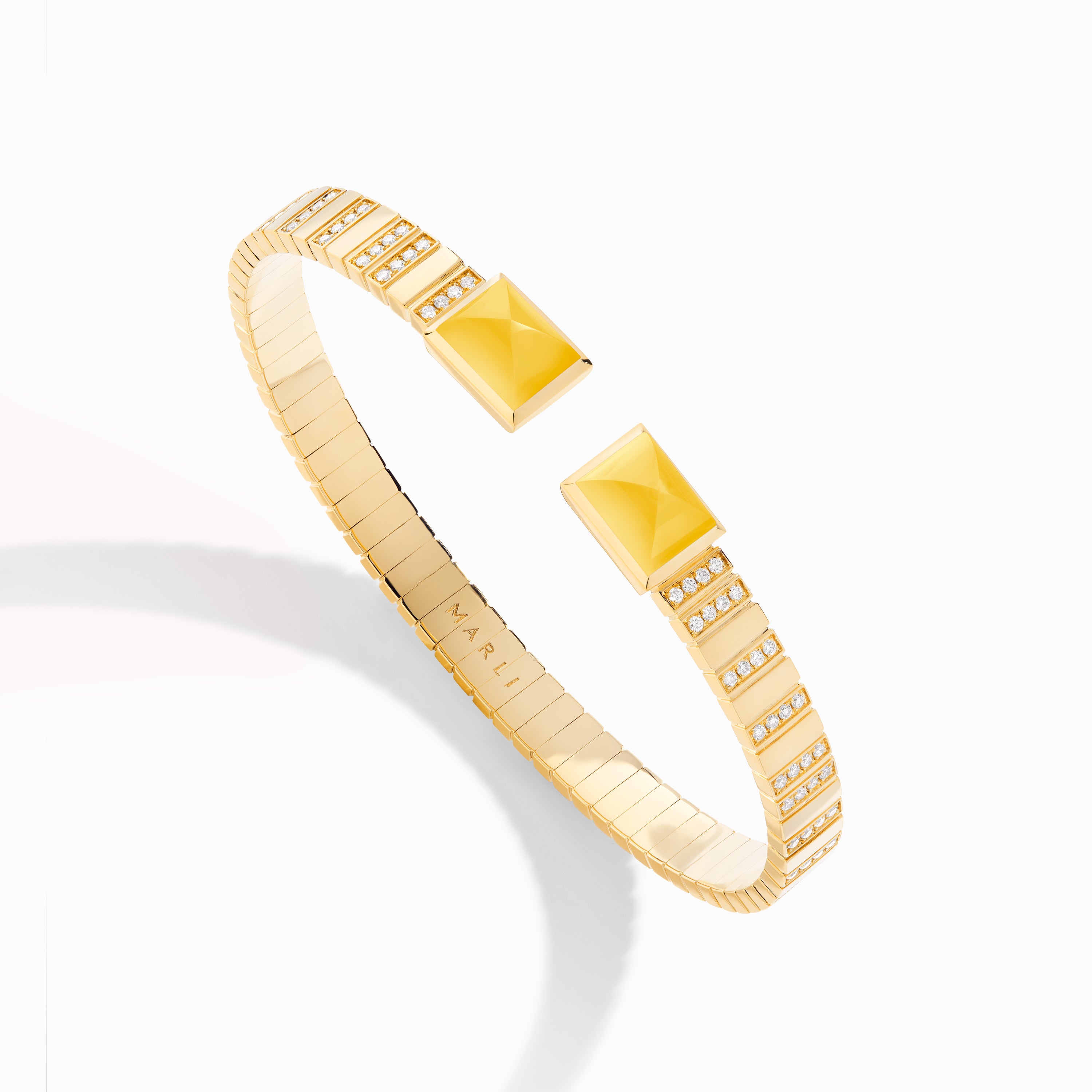 Cleo 2 Link Diamond Slip-On Bracelet — фото 45
