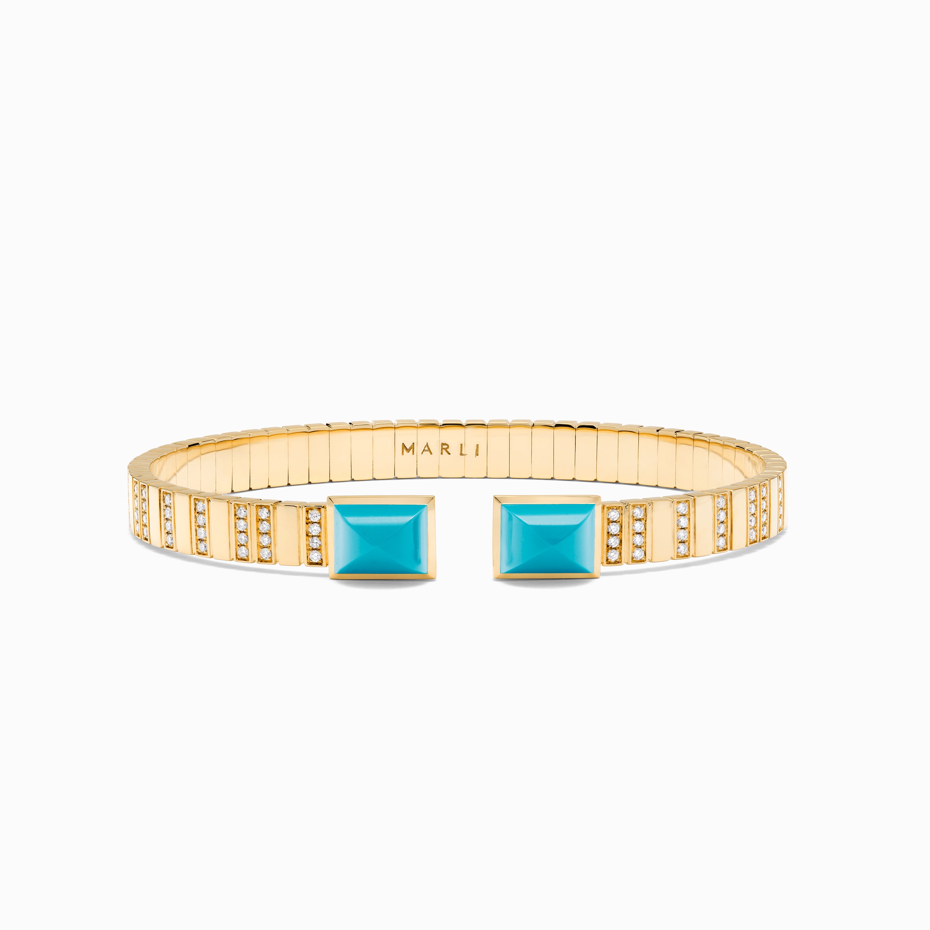 Cleo 2 Link Diamond Slip-On Bracelet — фото 6