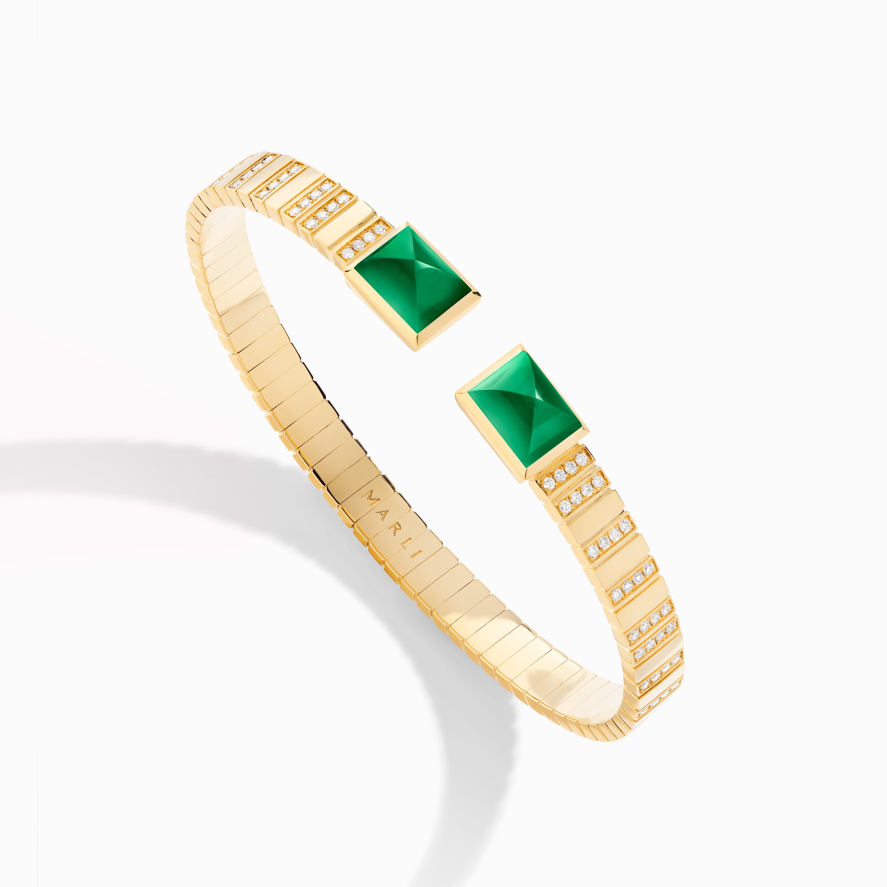 Cleo 2 Link Diamond Slip-On Bracelet — фото 9