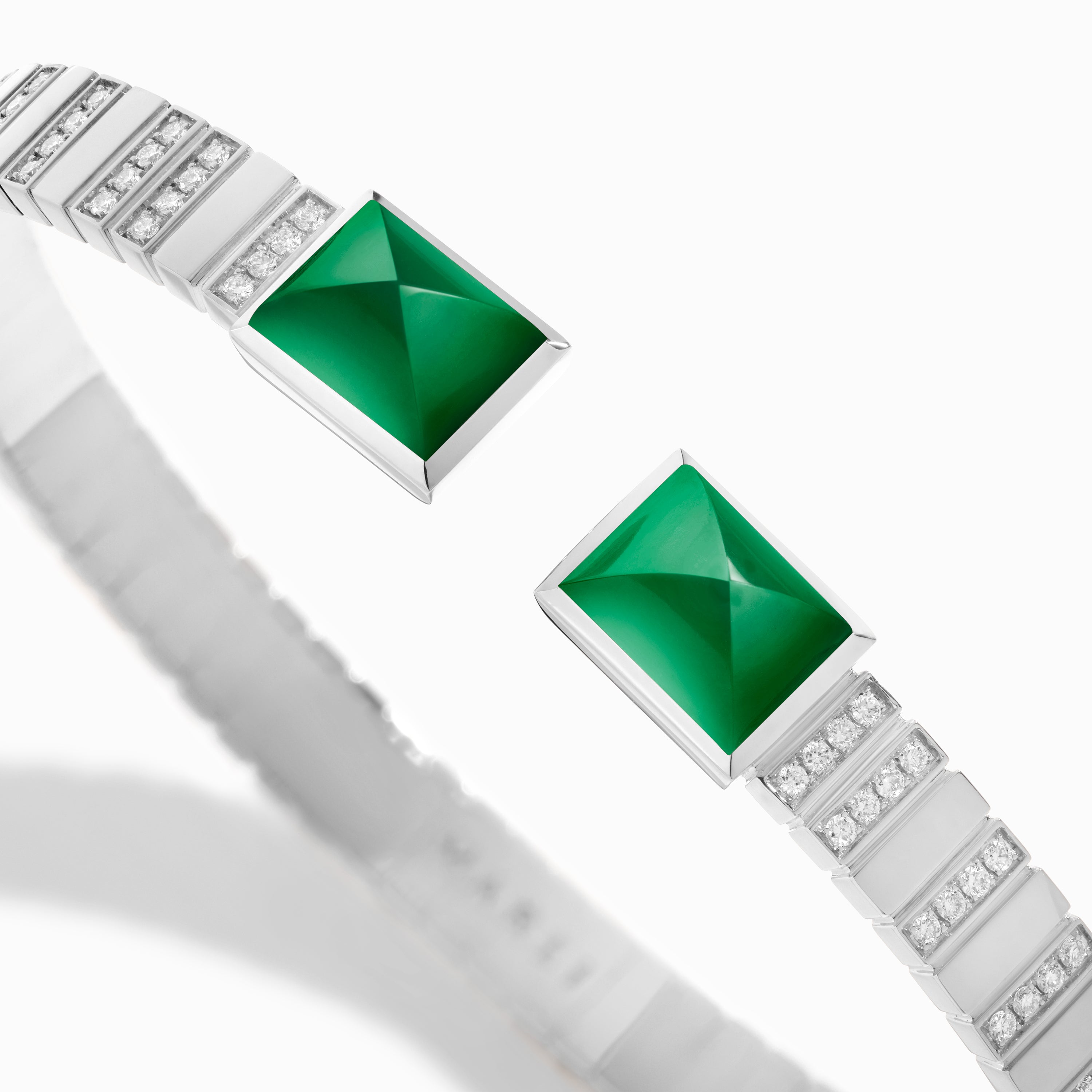 Cleo 2 Link Diamond Slip-On Bracelet — фото 63