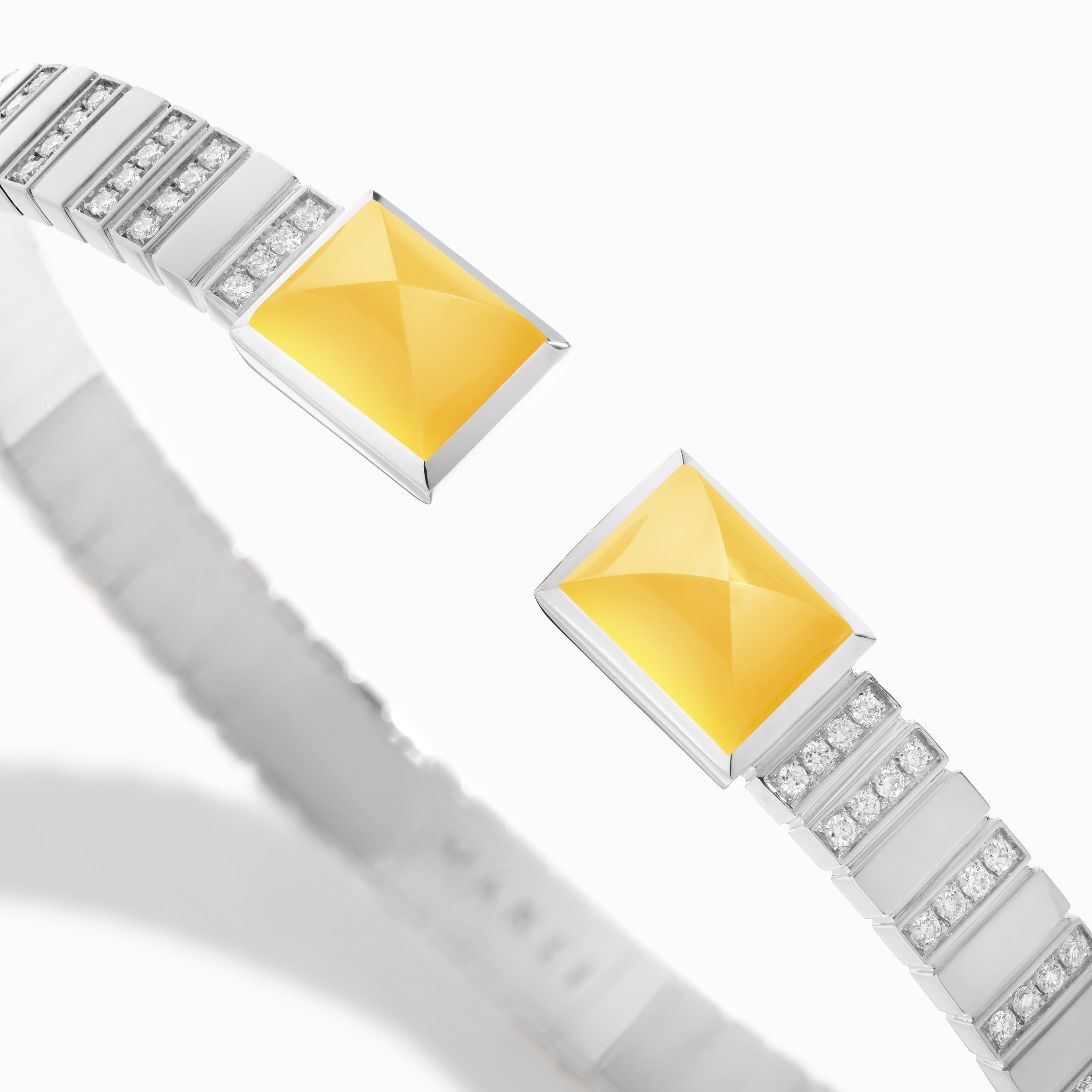 Cleo 2 Link Diamond Slip-On Bracelet — фото 95