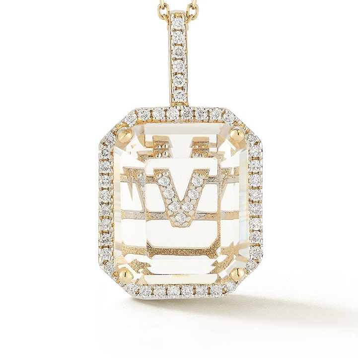 V - Secret Initial Necklace — фото 2