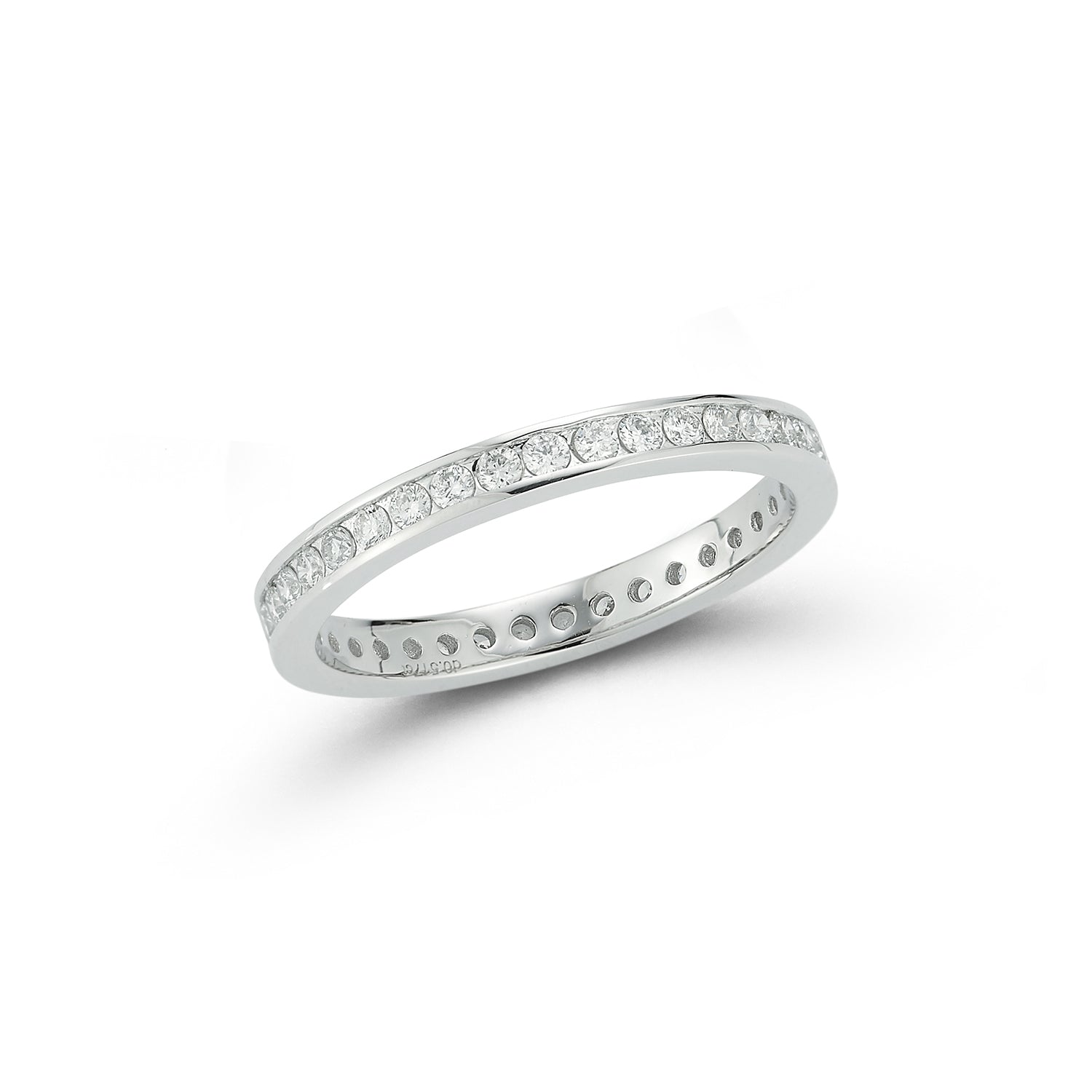 Platinum Channel Diamond Eternity Band — фото 5