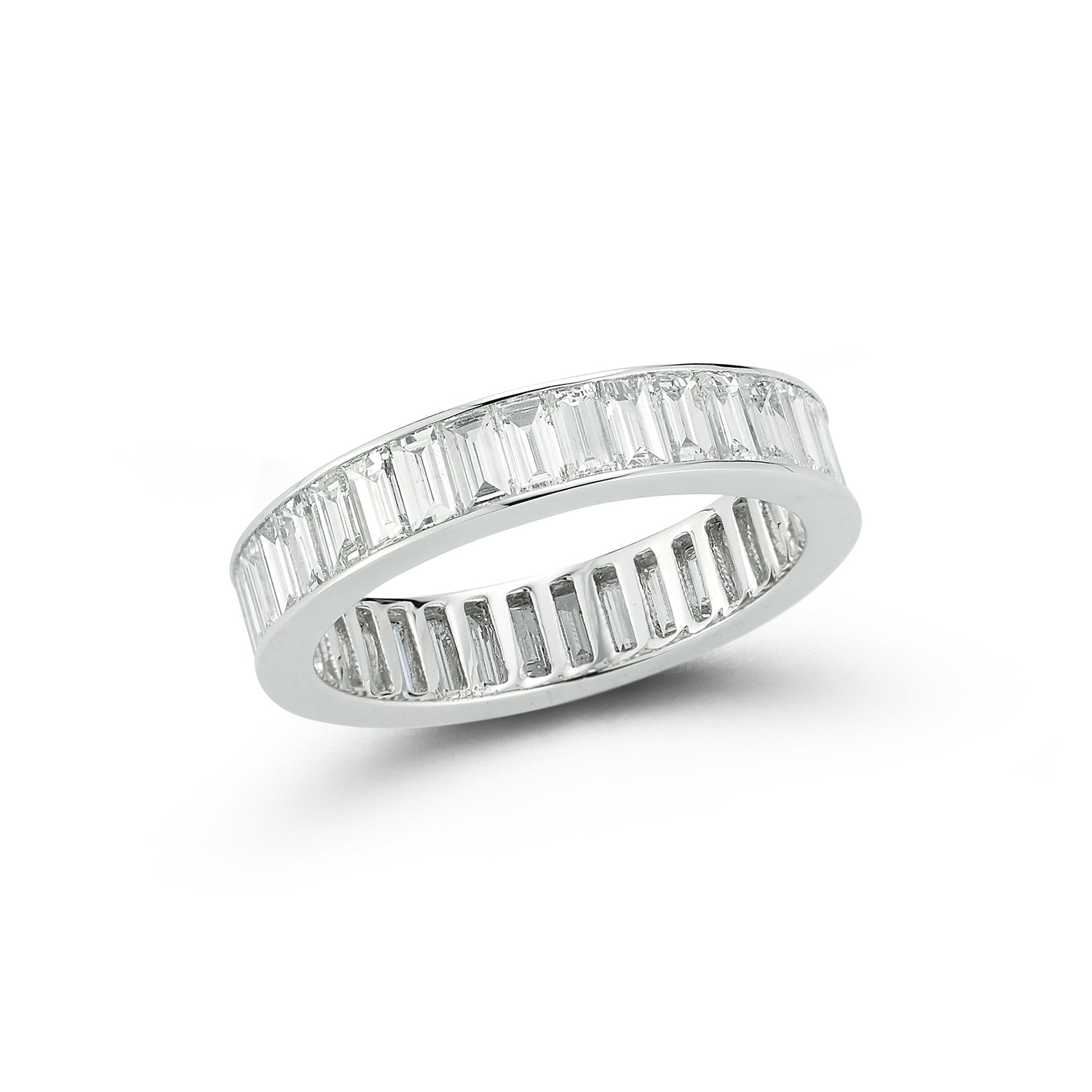 Platinum Baguette Diamond Eternity Band — фото 4