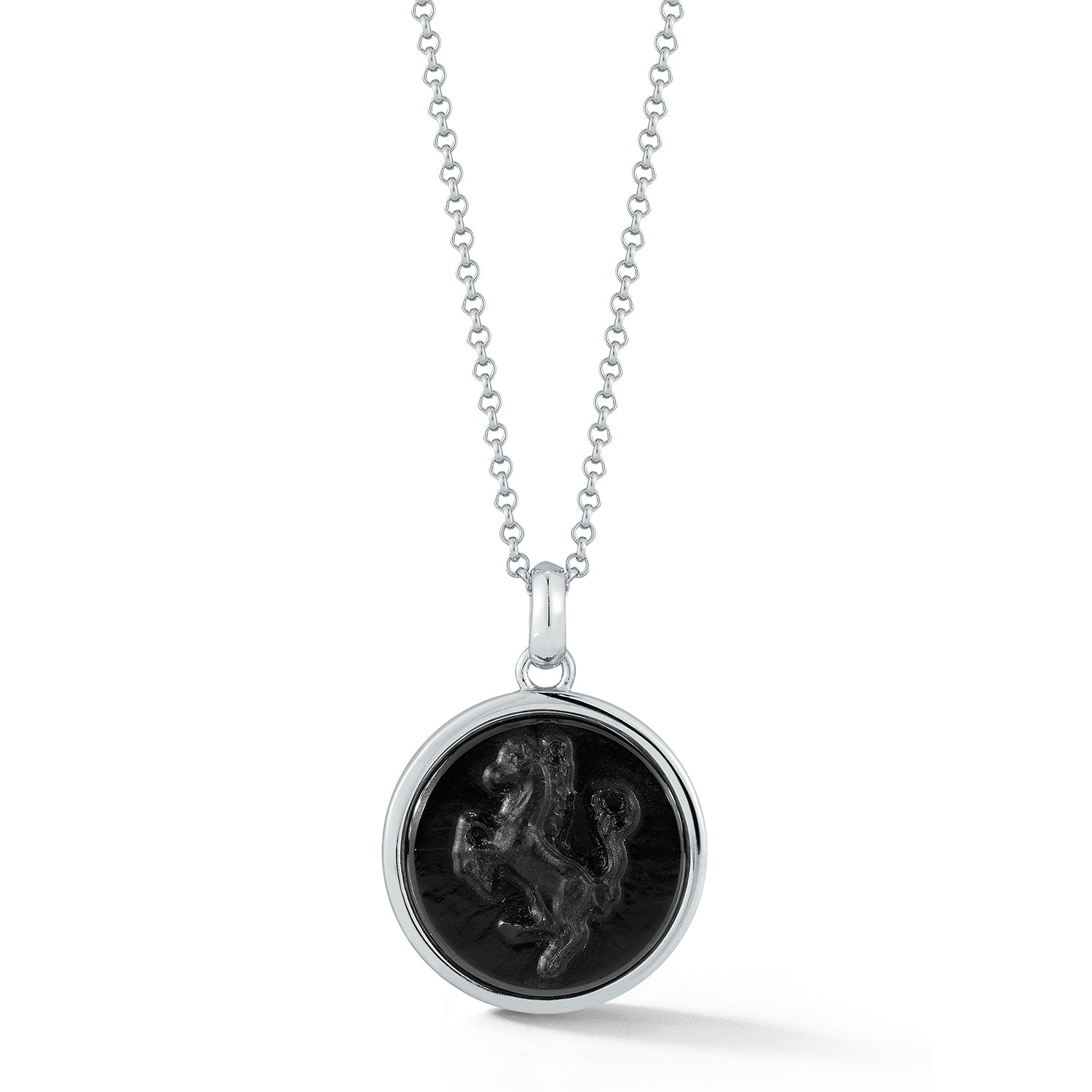 Stallion Carved Onyx Necklace — фото 2