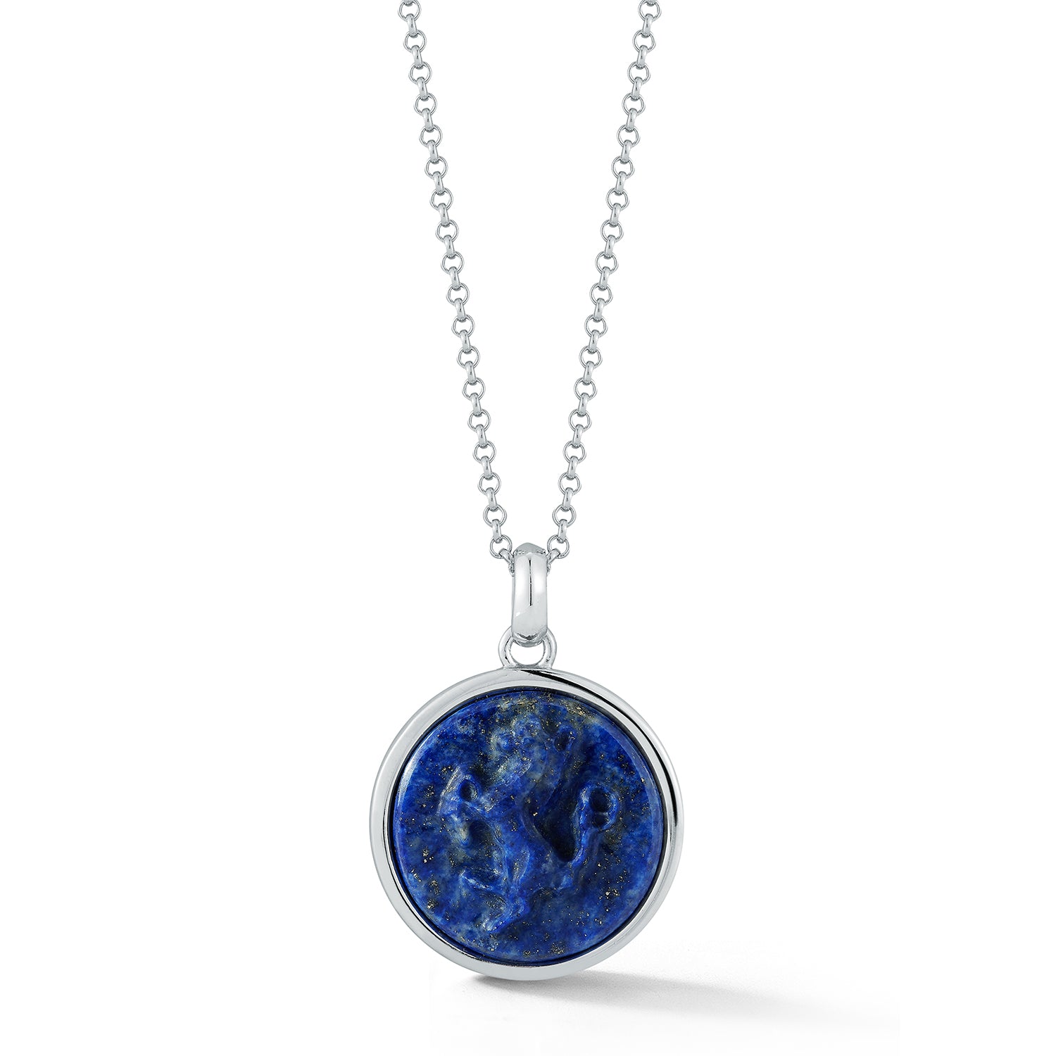 Stallion Carved Lapis Necklace — фото 7