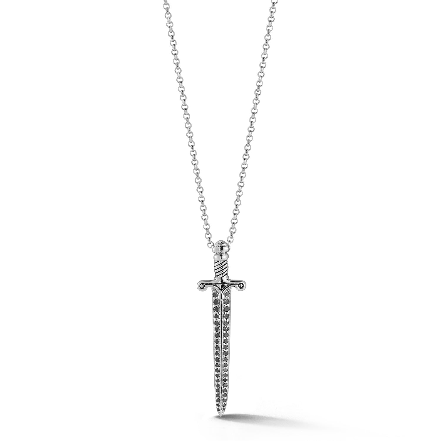 Black Diamond Knight's Sword Necklace — фото 2