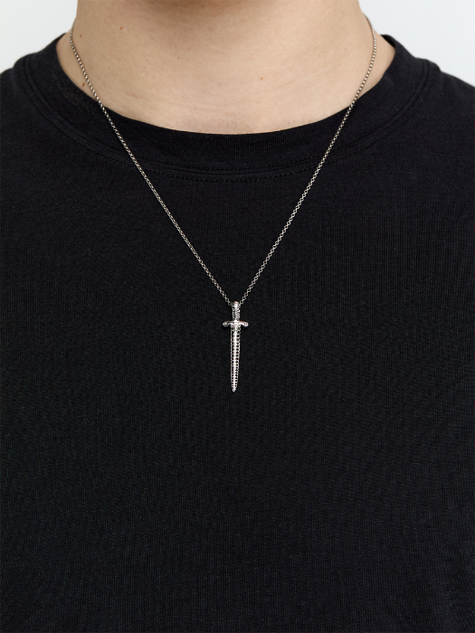 Black Diamond Knight's Sword Necklace — фото 3