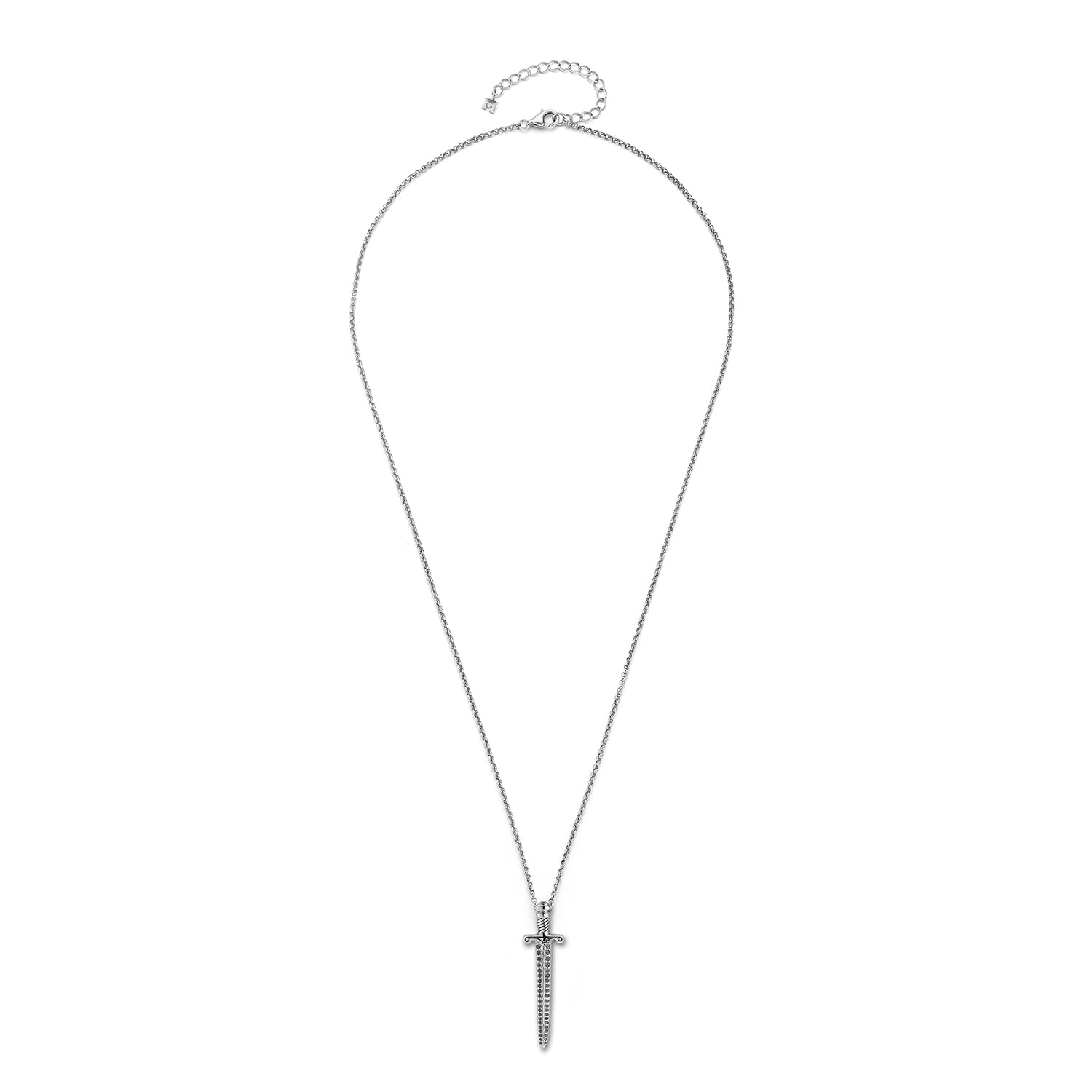 Black Diamond Knight's Sword Necklace — фото 4