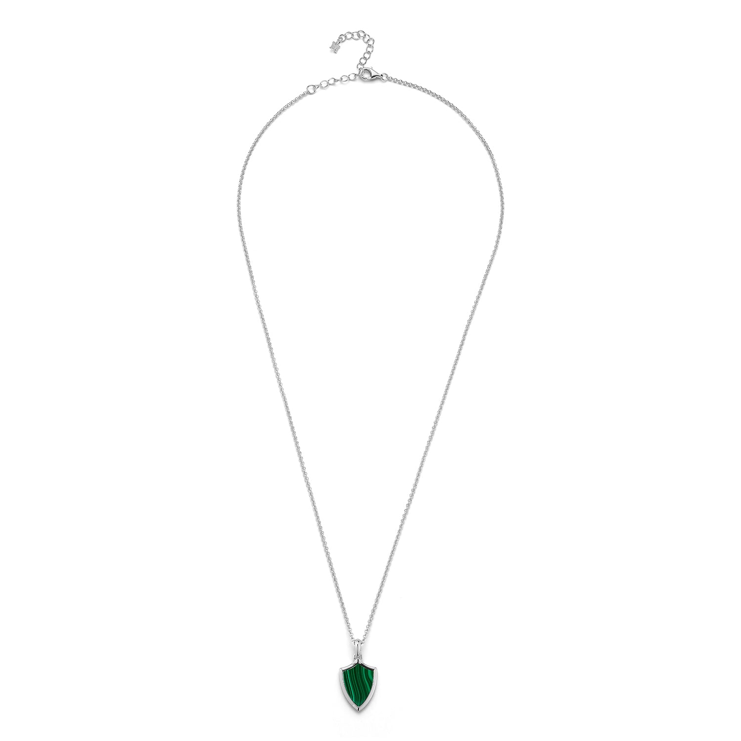 Malachite Shield Necklace — фото 5