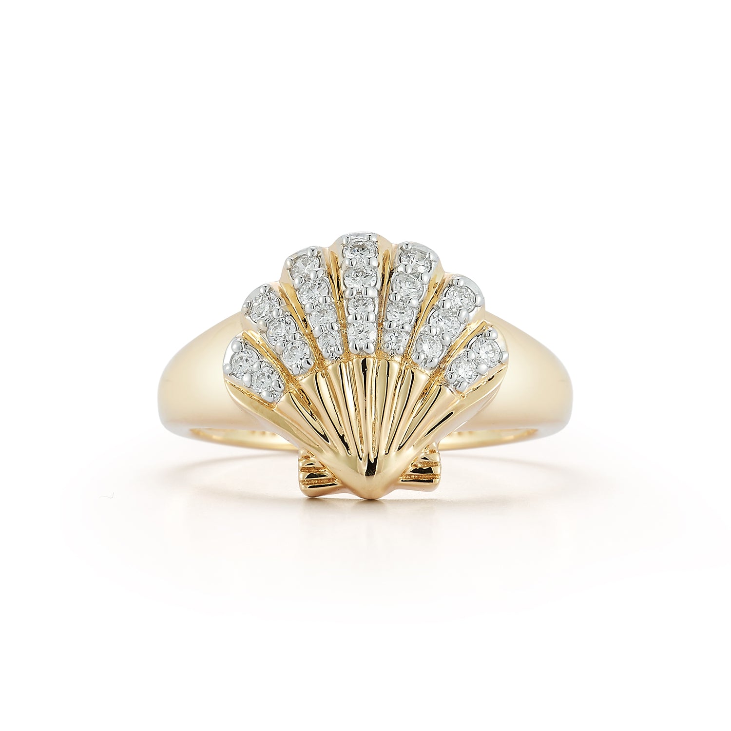 14kt Diamond Venus Signet Ring — фото 5