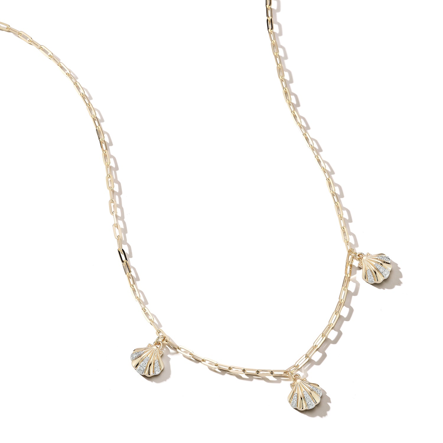 14kt 3 Petite Venus Shell Necklace — фото 6