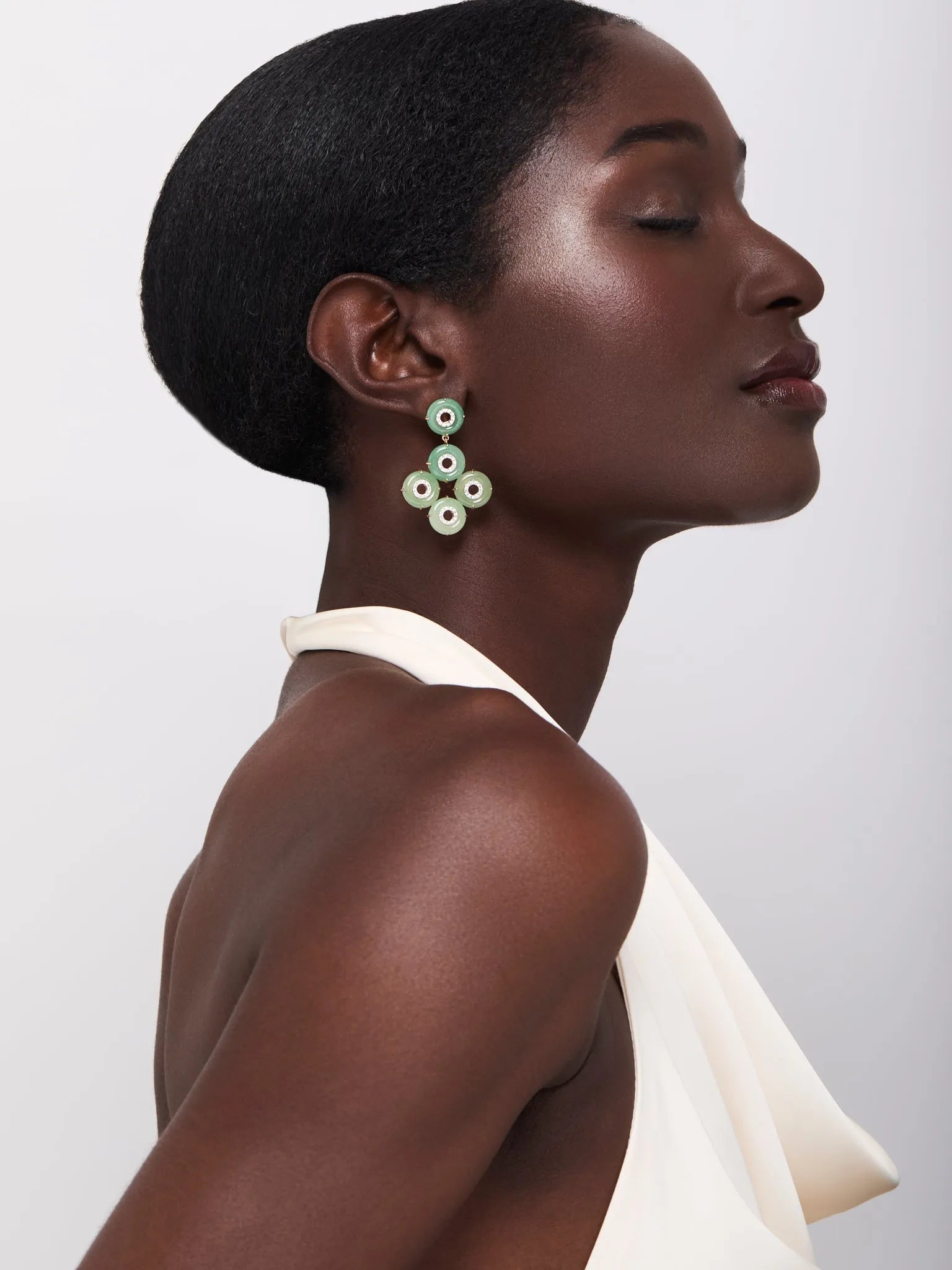 14kt Jade Donut Galore Earrings — фото 2