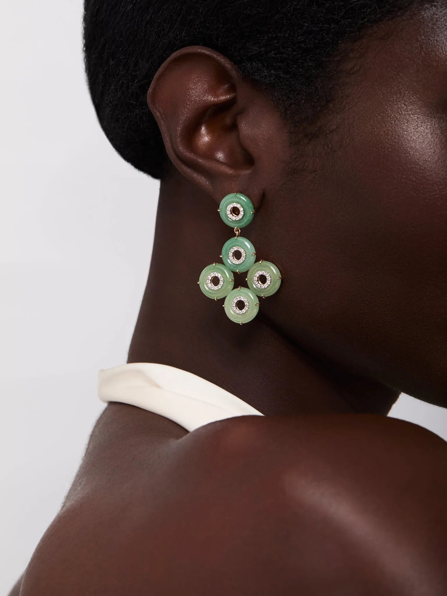 14kt Jade Donut Galore Earrings — фото 4