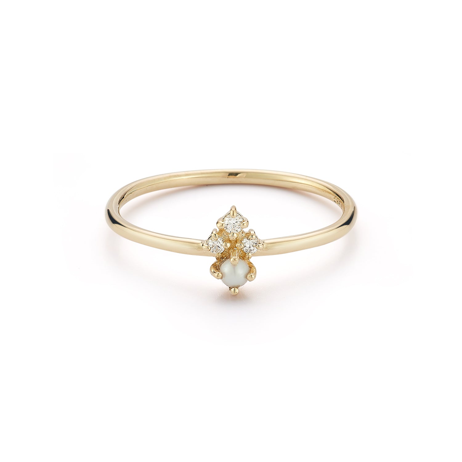 14kt The Little Things Pearl Ring