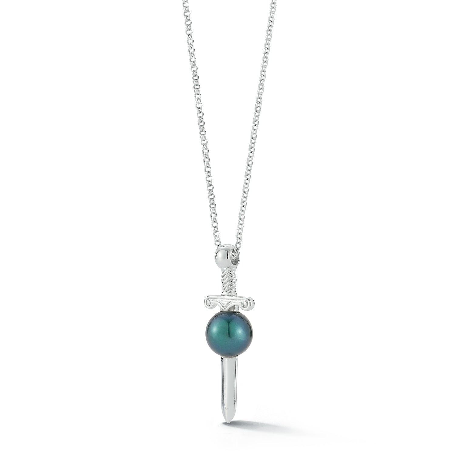 Sword in Black Pearl Necklace — фото 4