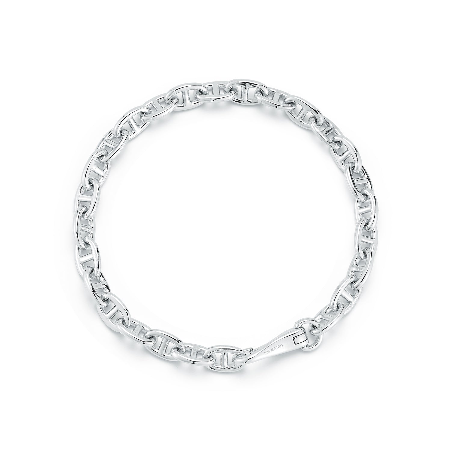 Small Anchor Link Chain Bracelet