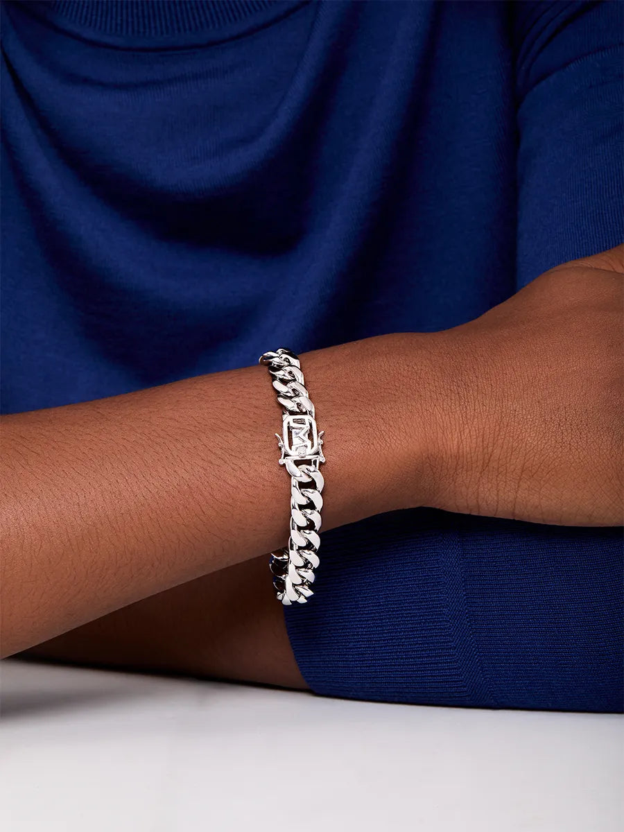Classic Cuban Link Chain Bracelet — фото 3