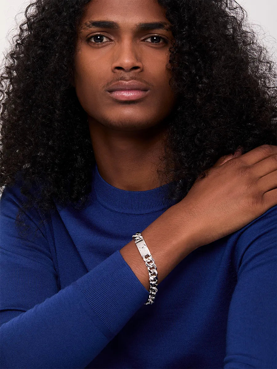 Anchor Lock Cuban Link Chain Bracelet — фото 4