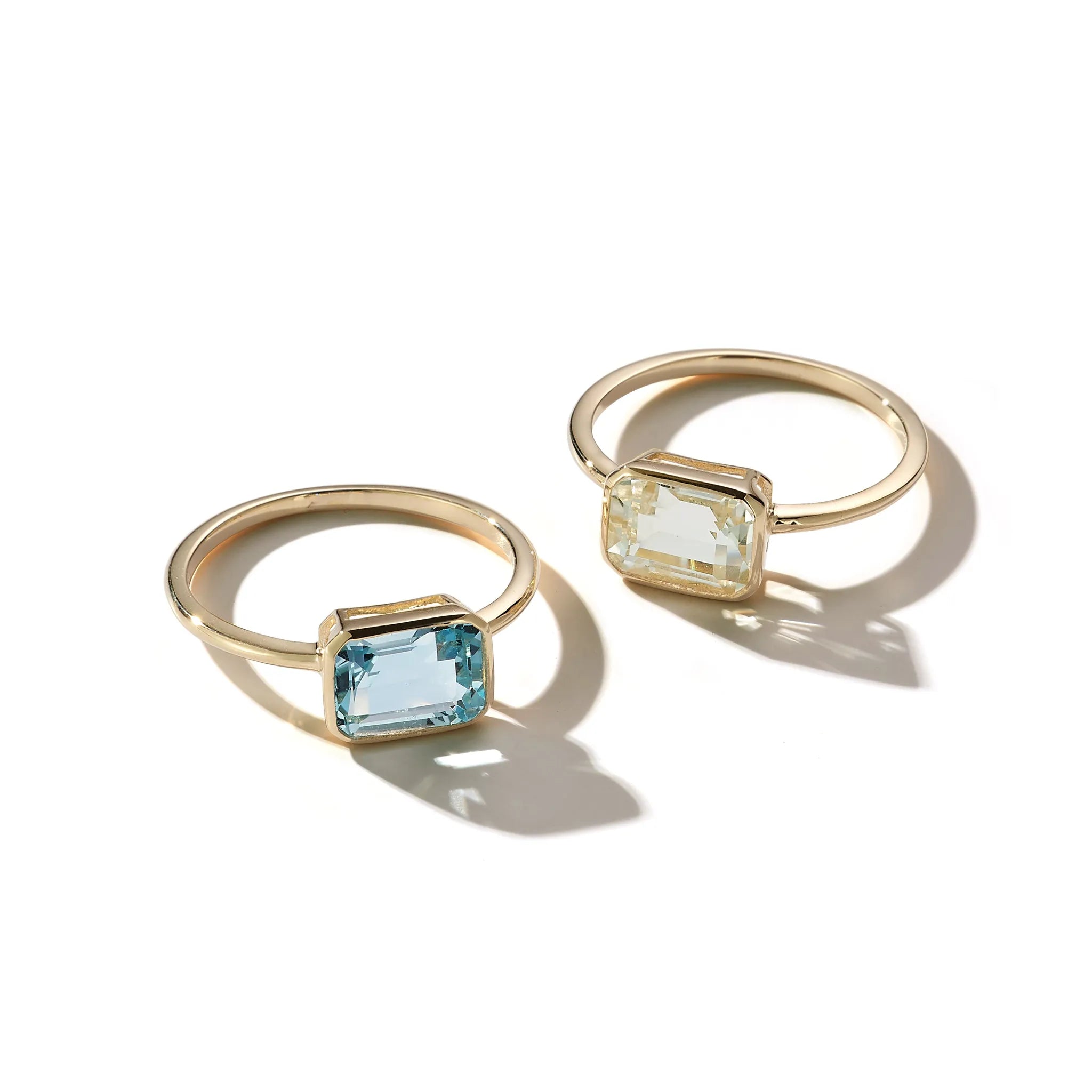 14kt Blue Topaz Bezel Ring — фото 7