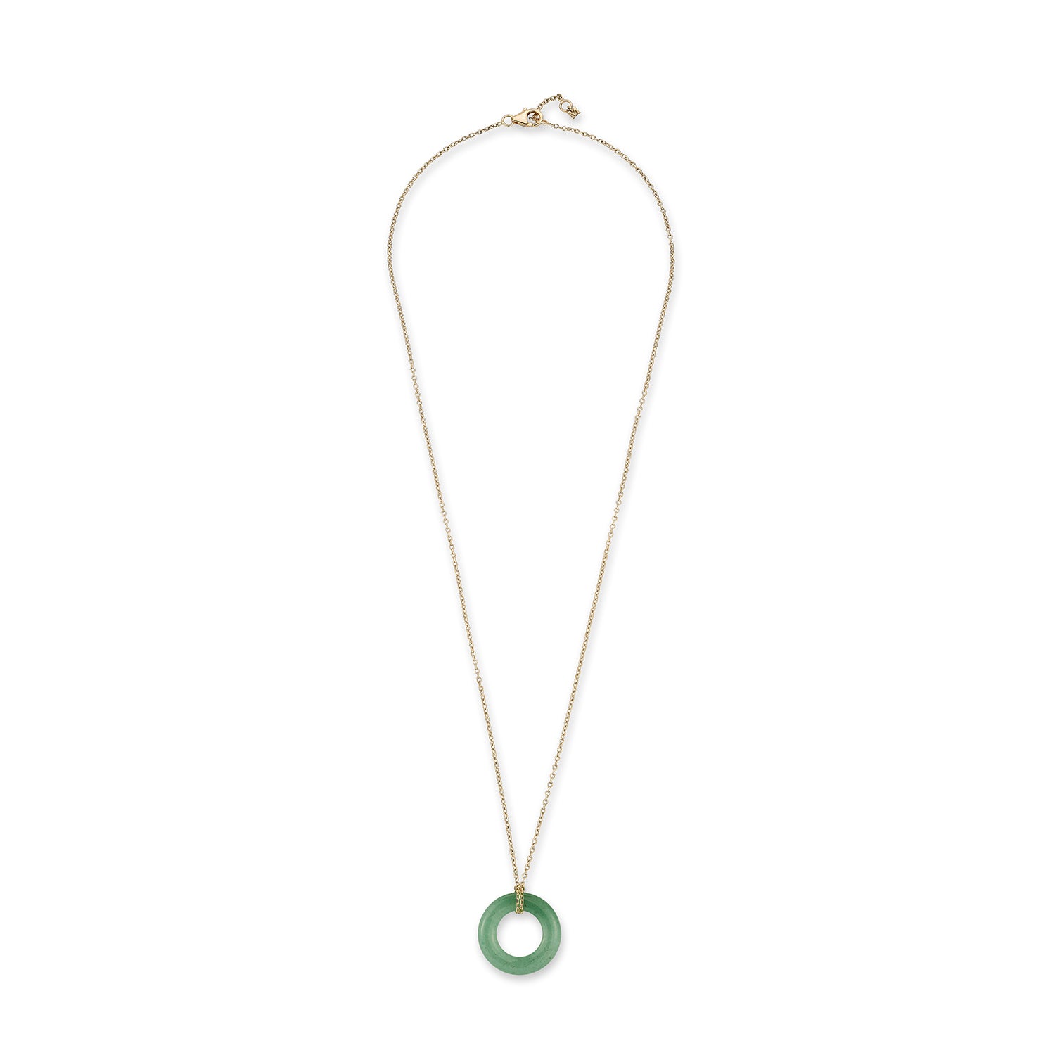 14kt Jade  Donut Necklace — фото 4
