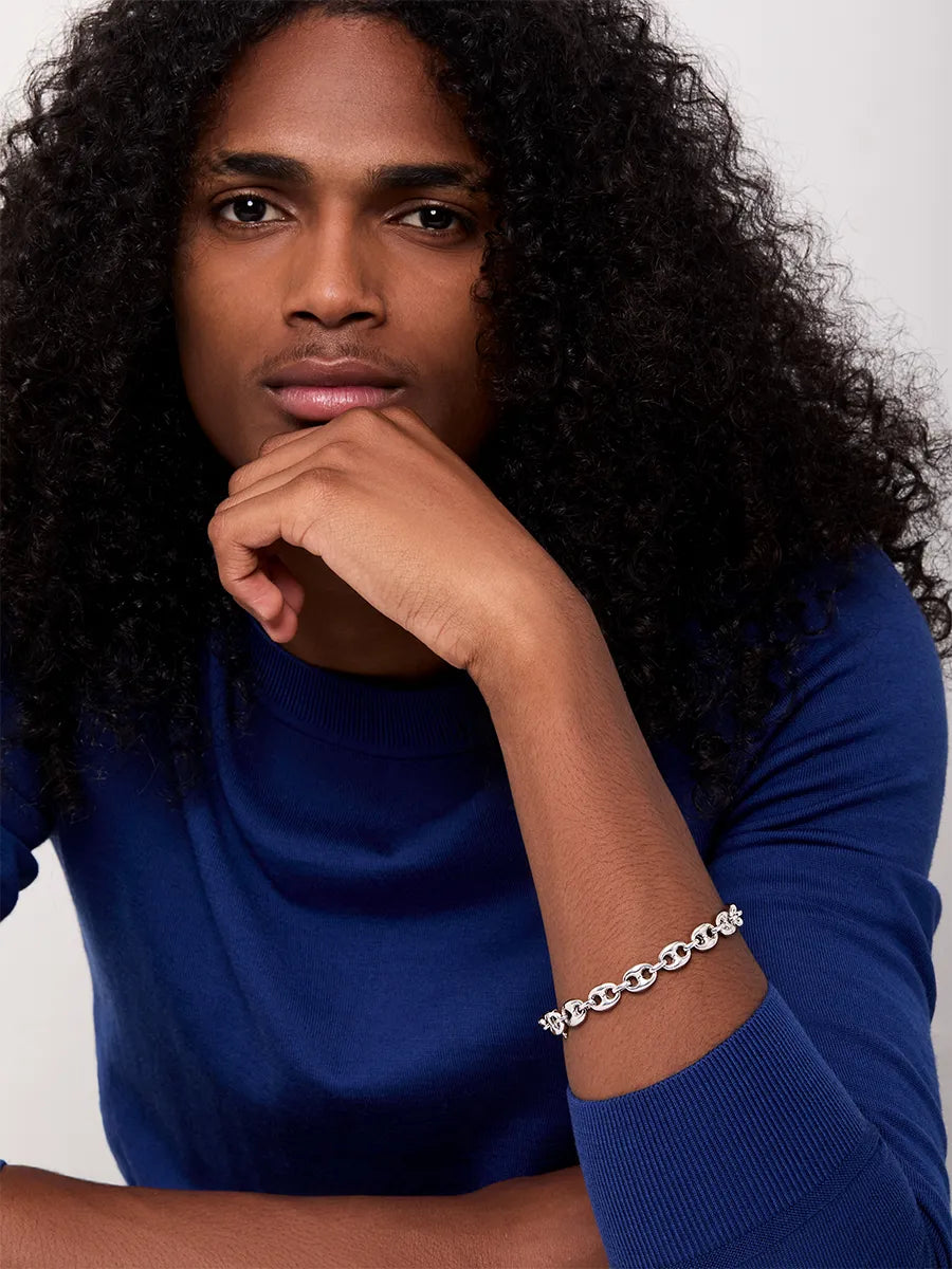 Puff Link Chain Bracelet — фото 2