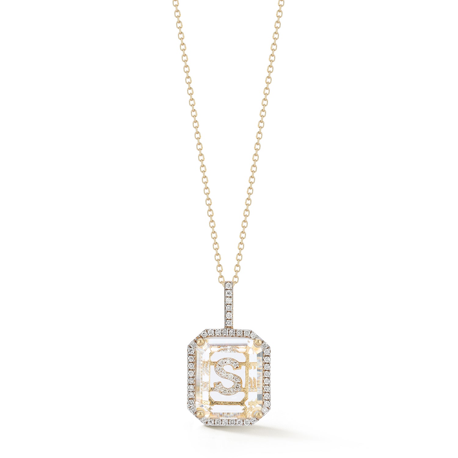 S - Secret Initial Necklace — фото 1