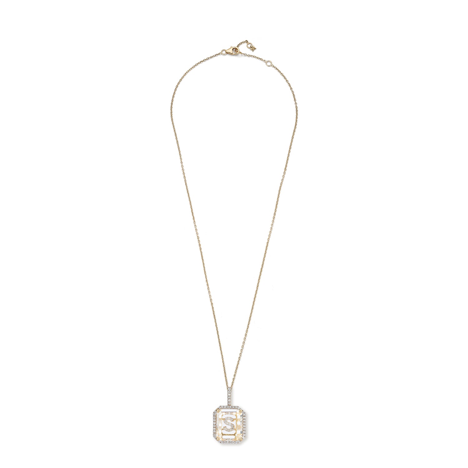 S - Secret Initial Necklace — фото 3