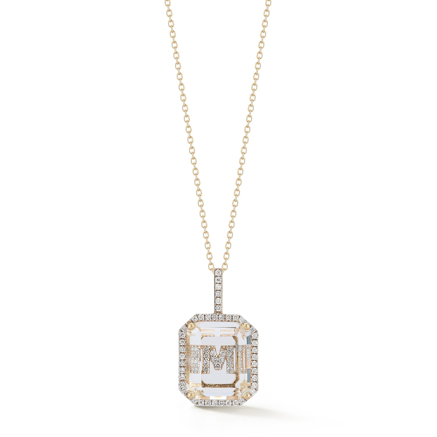M - Secret Initial Necklace — фото 1