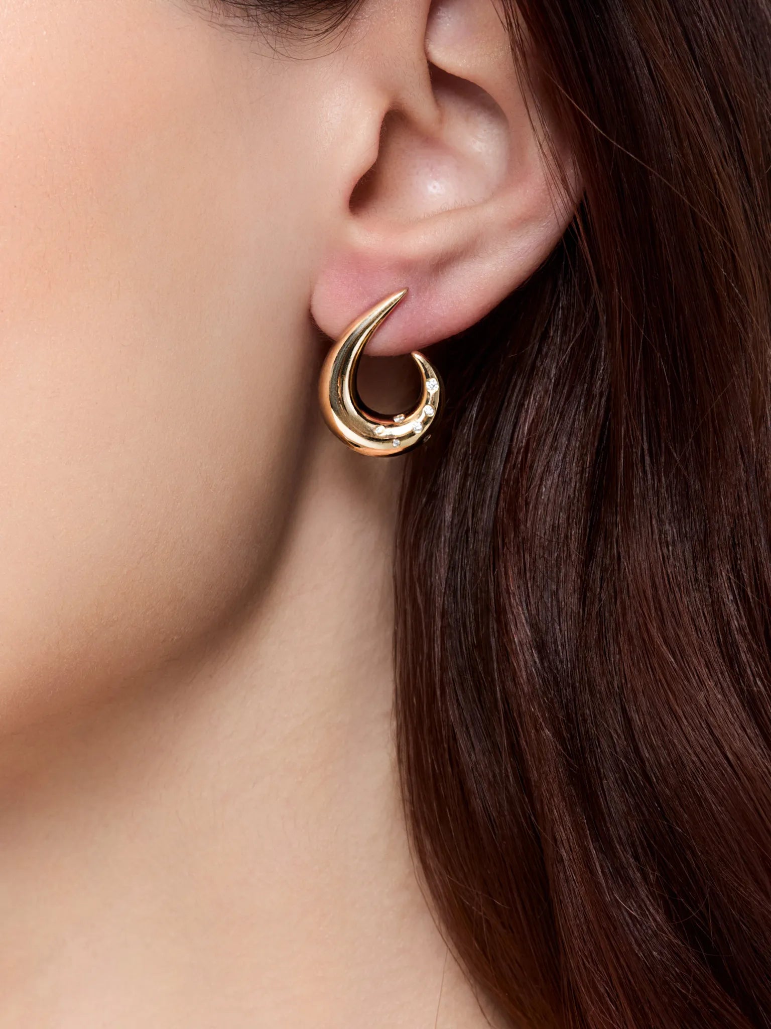 14kt Curl Earrings — фото 2