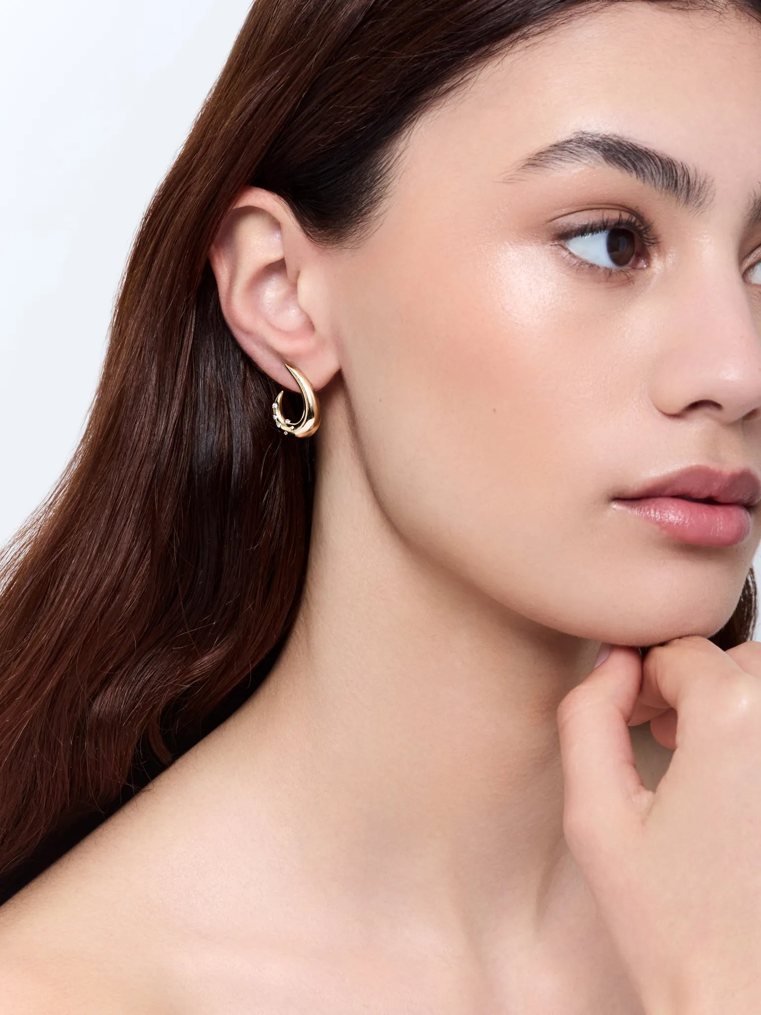 14kt Curl Earrings — фото 3