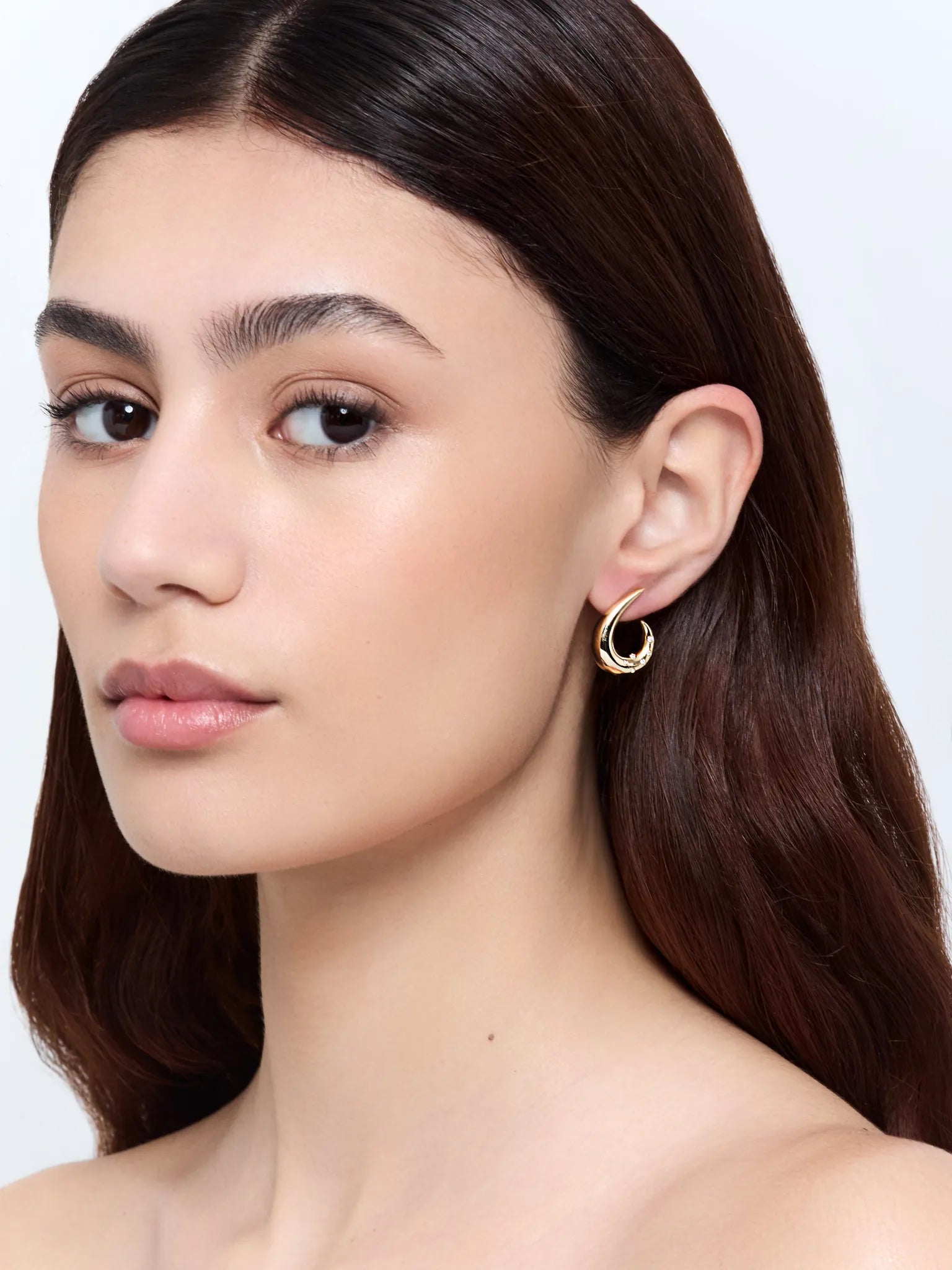 14kt Curl Earrings — фото 5