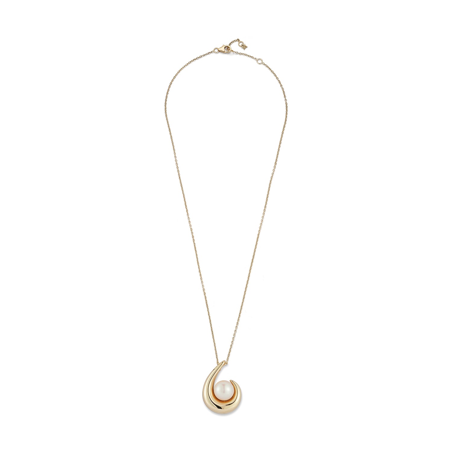 14kt Pearl Curl Necklace — фото 5