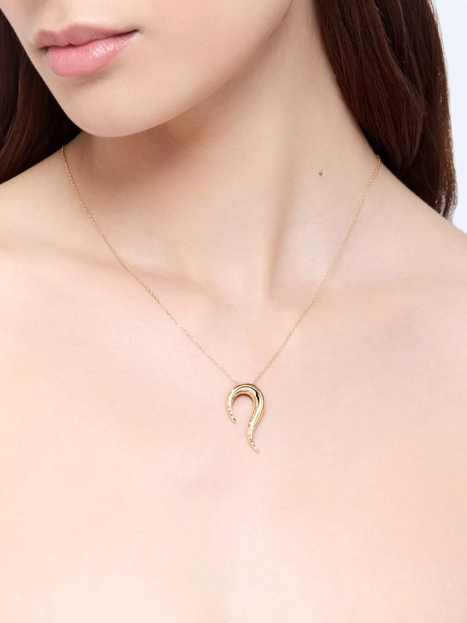 14kt Swoosh Necklace — фото 2