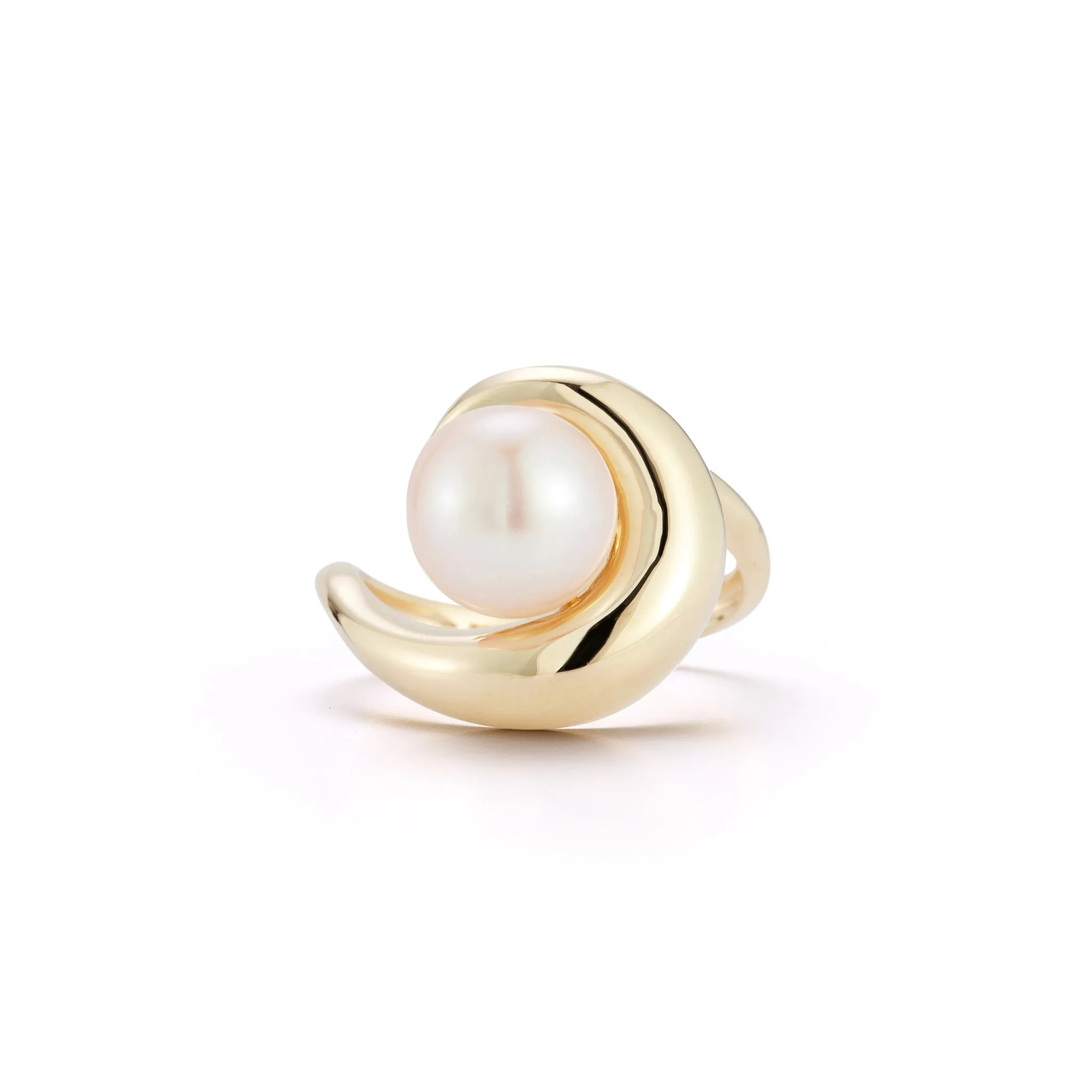 14kt Pearl Curl Ring — фото 2