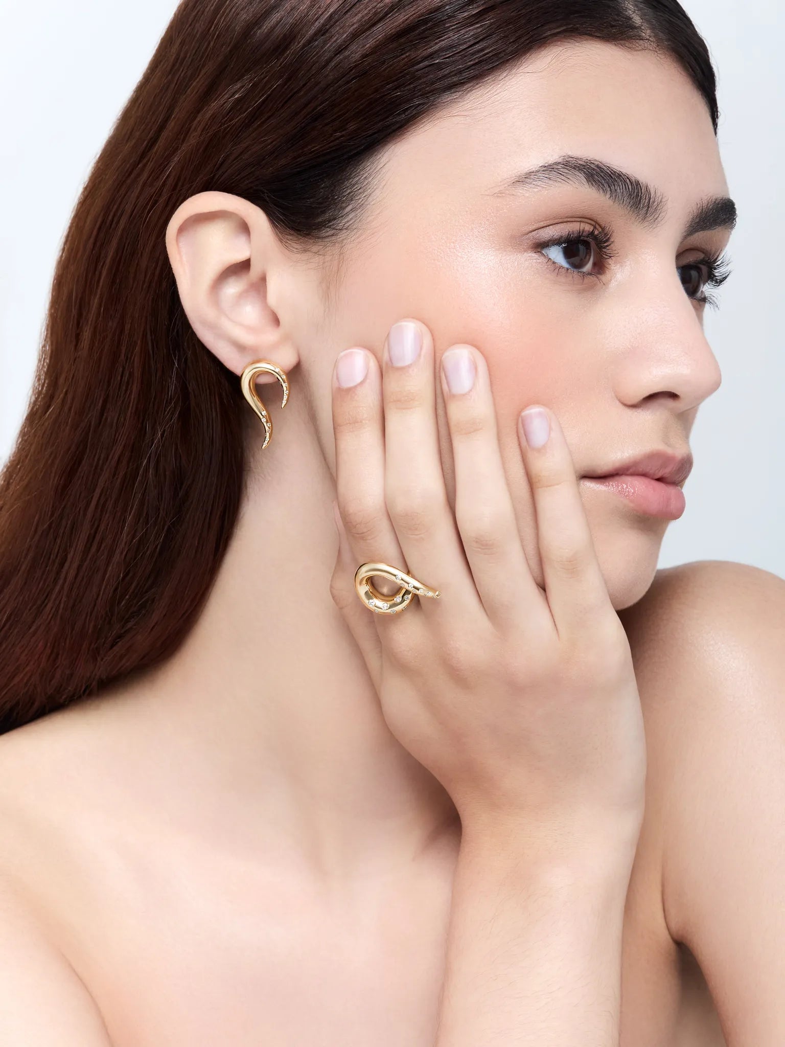 14kt Swoosh Ring — фото 2